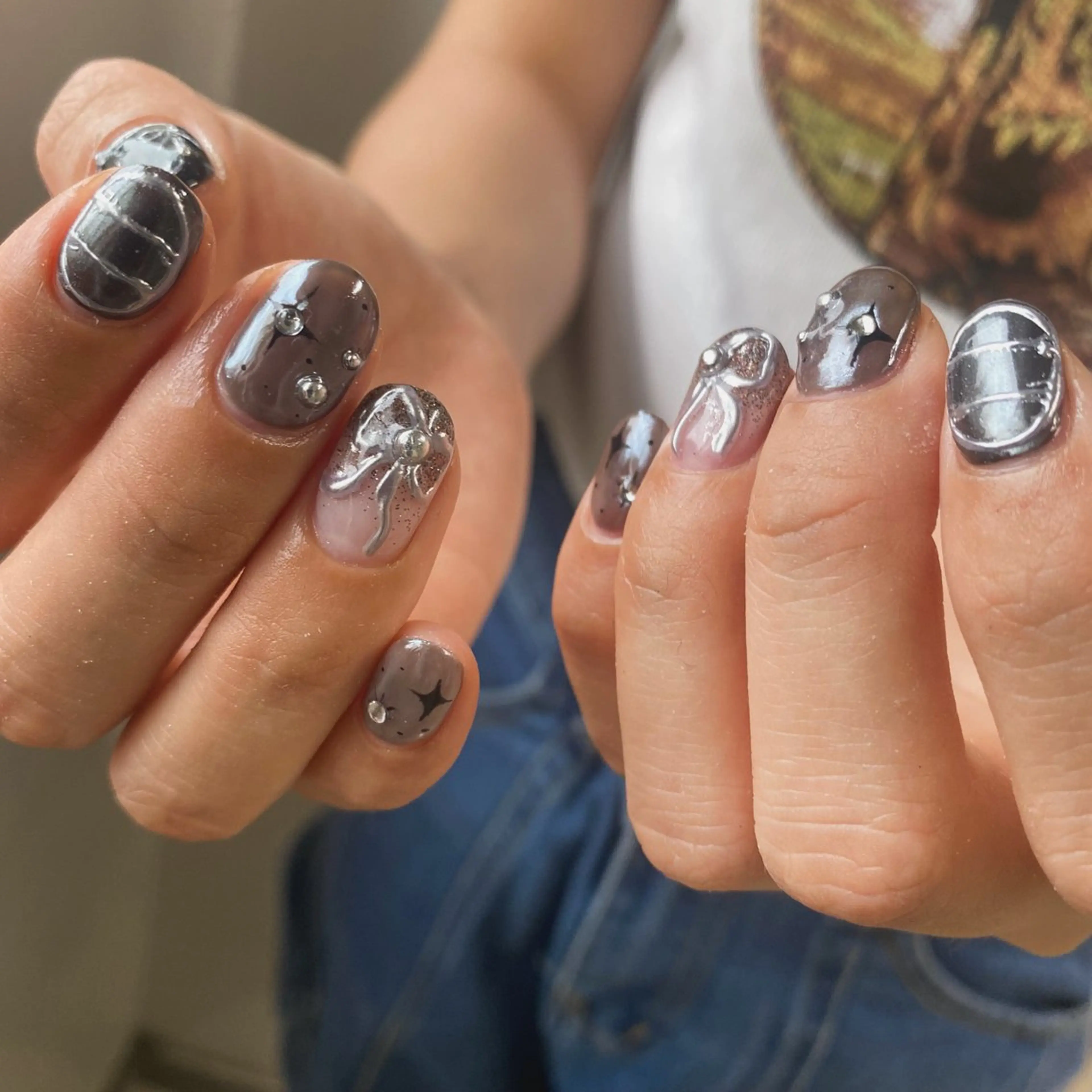 メンズ ネイル ハンドネイル ✨akari✨ 韓国、メンズネイルのネイルデザイン