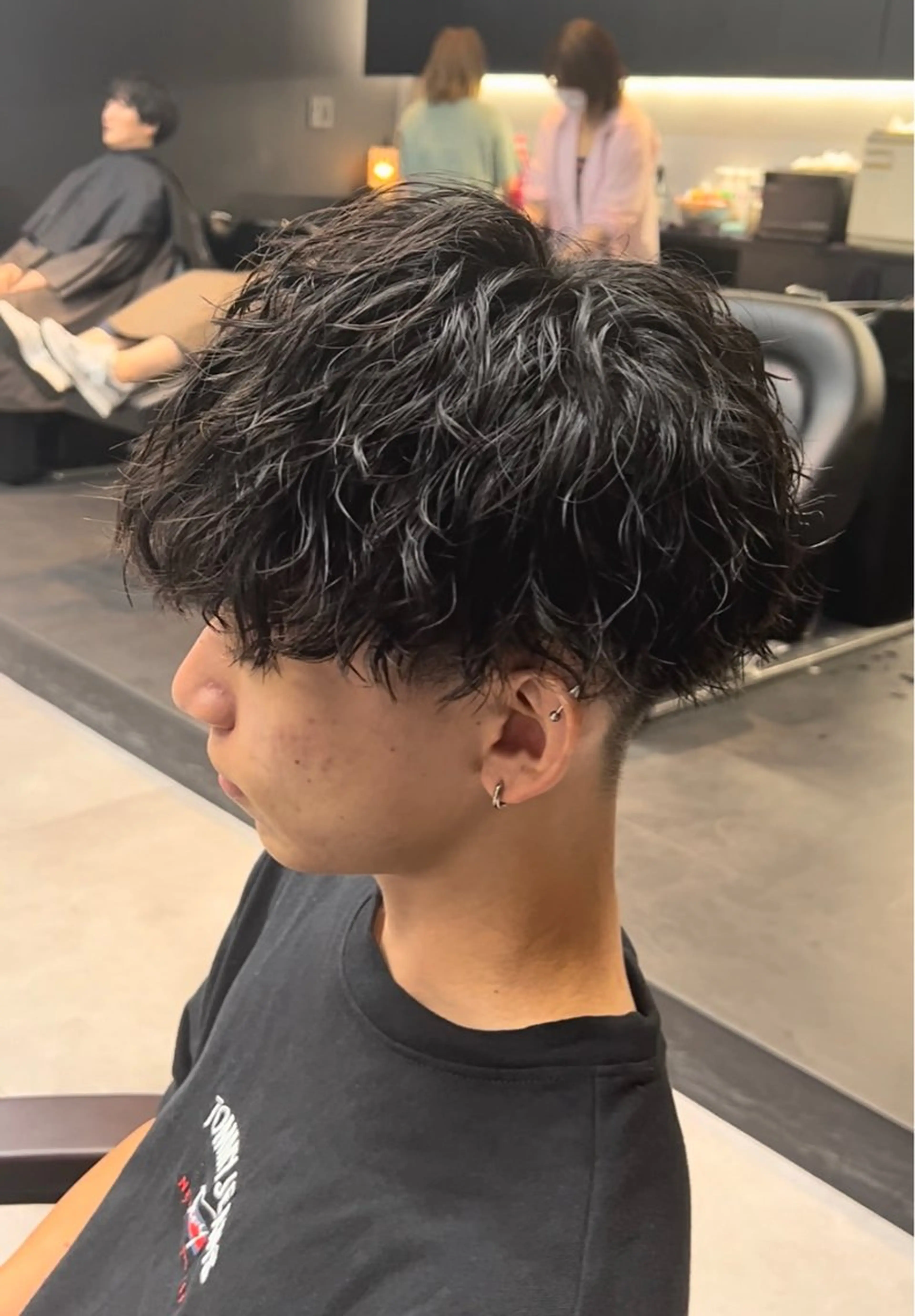 ショート パーマ メンズ カット パーマ 🦩パーマン🦩佐藤 航太のヘアスタイル