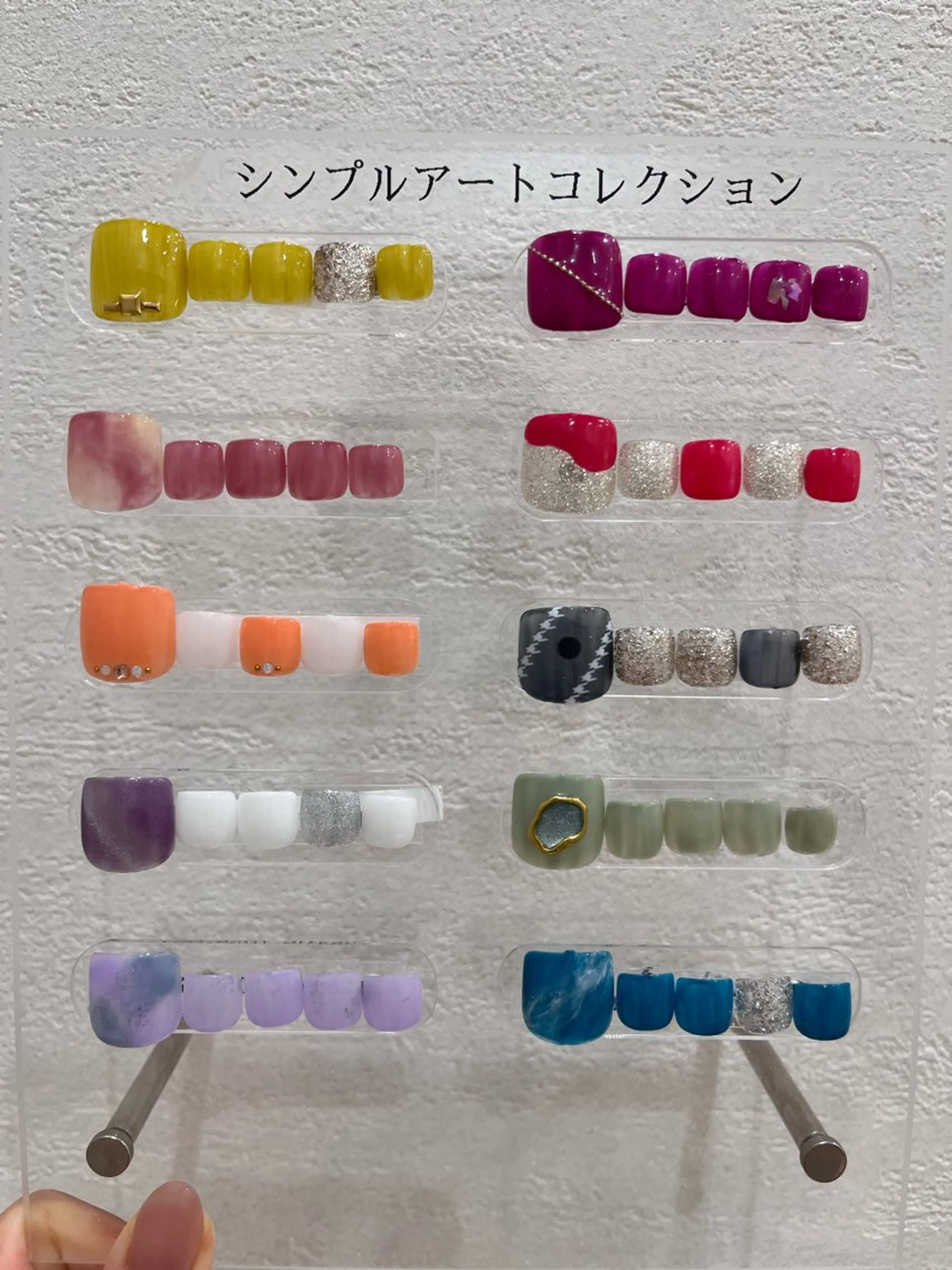 ネイル アートネイル フットネイル シンプルネイル horikawa .yのネイルデザイン