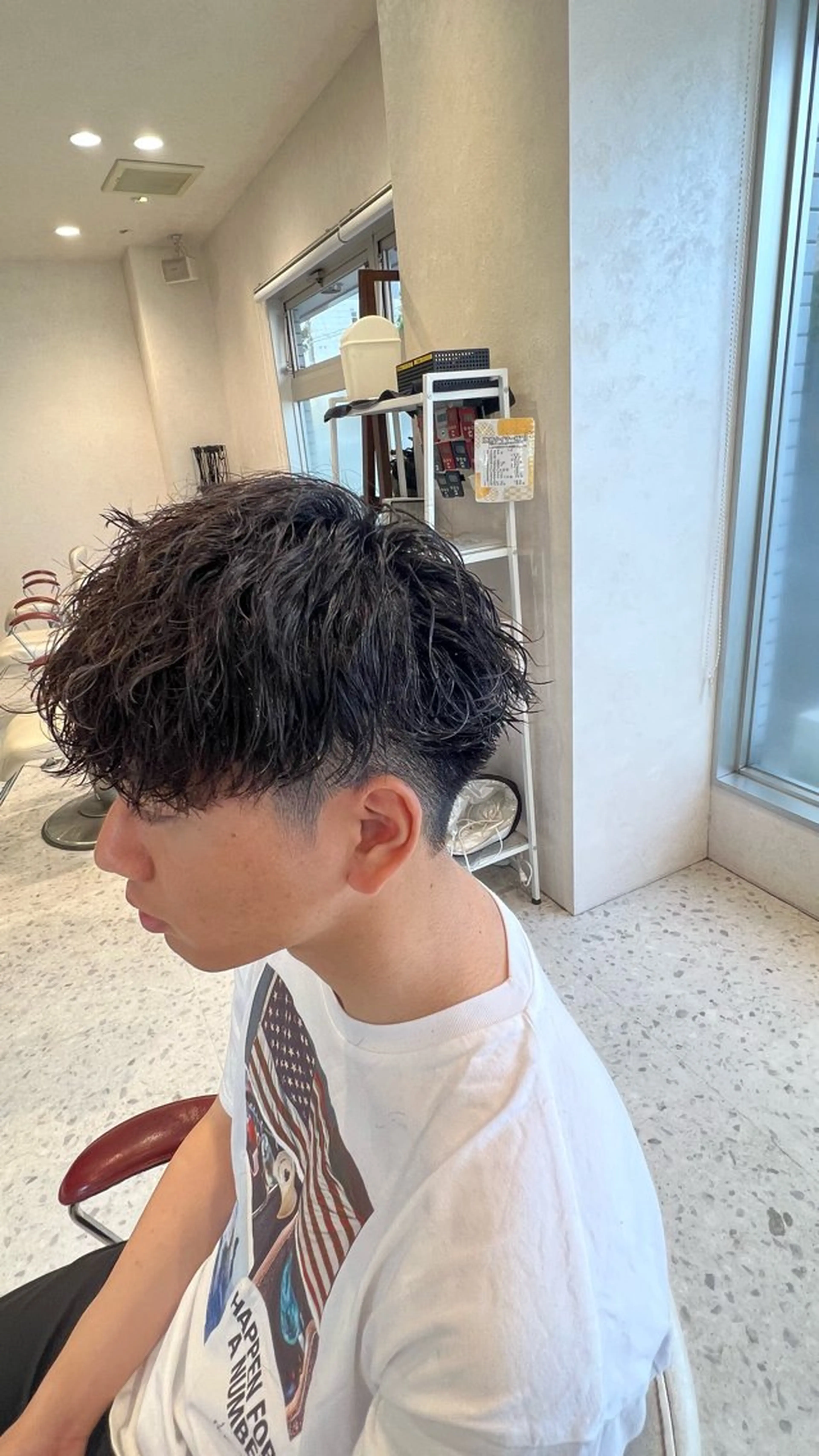 🌸U-24限定🌸 どんなパーマでもOK❕【🧢カット+パーマ+お持ち帰りワックス付き🧢】 ¥15500→¥9980の写真