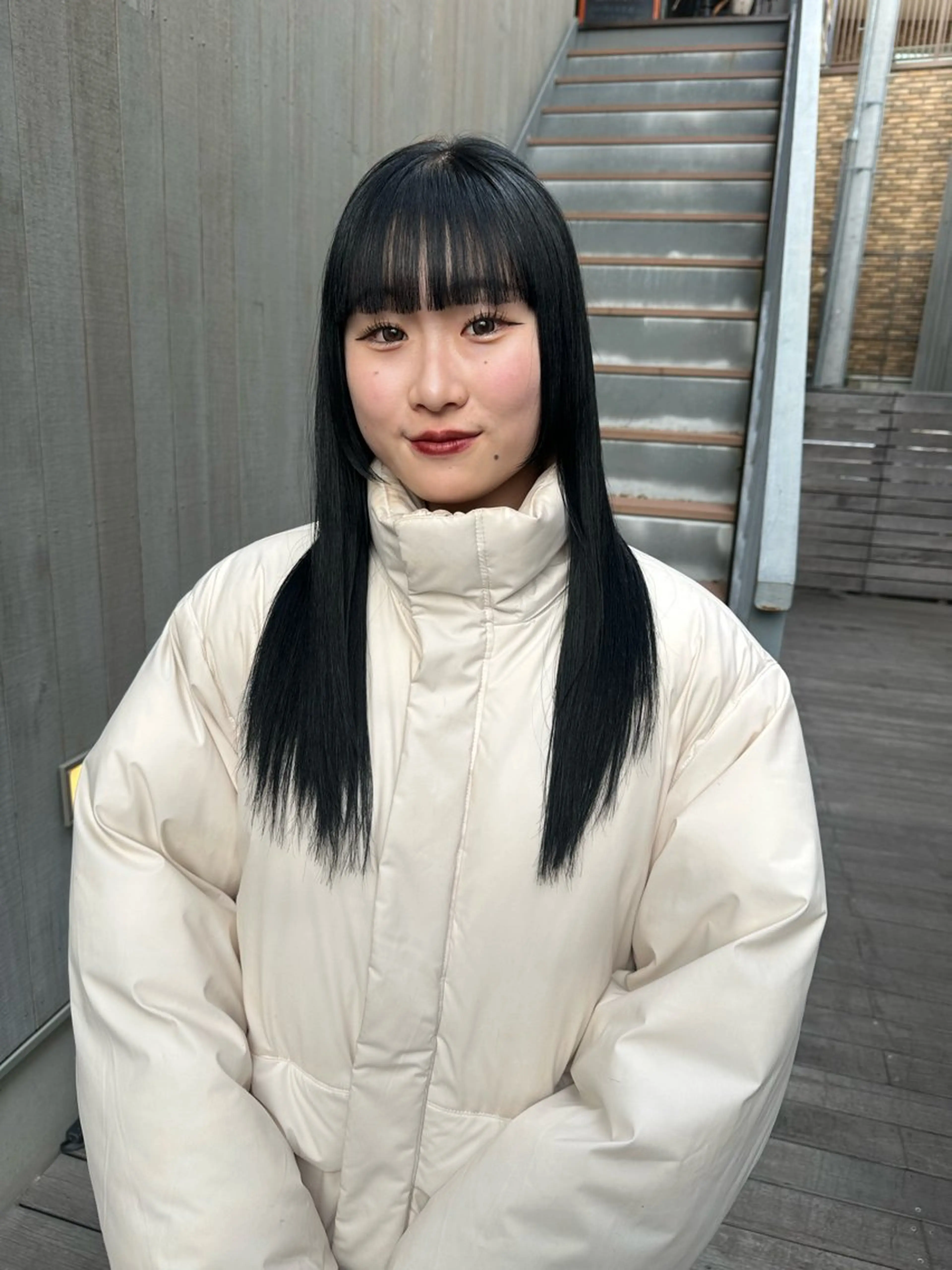 ロング パーマ 似合わせレイヤー 海外風レイヤーmioのヘアスタイル