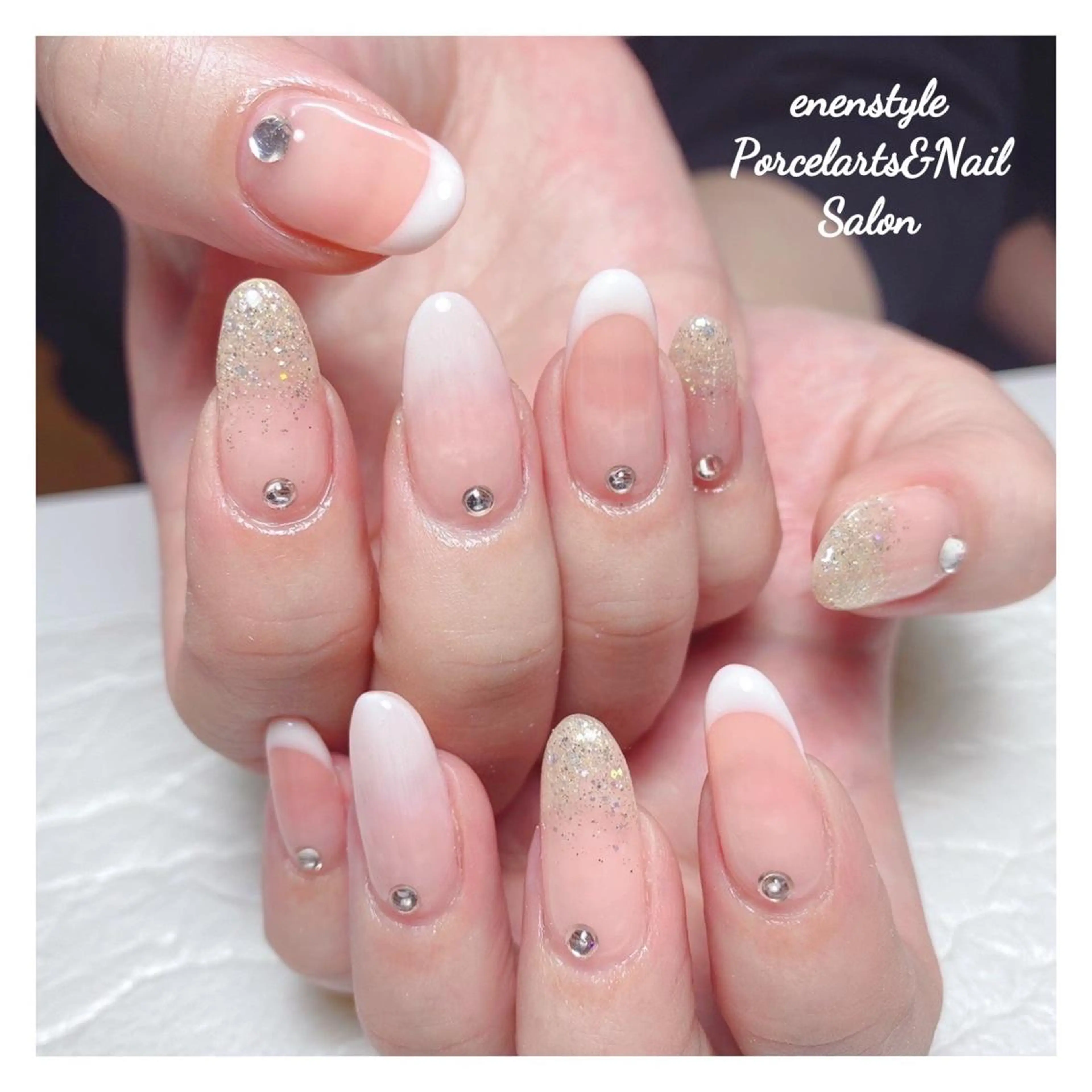 ミディアム ネイル 👑enen style👑のネイルデザイン