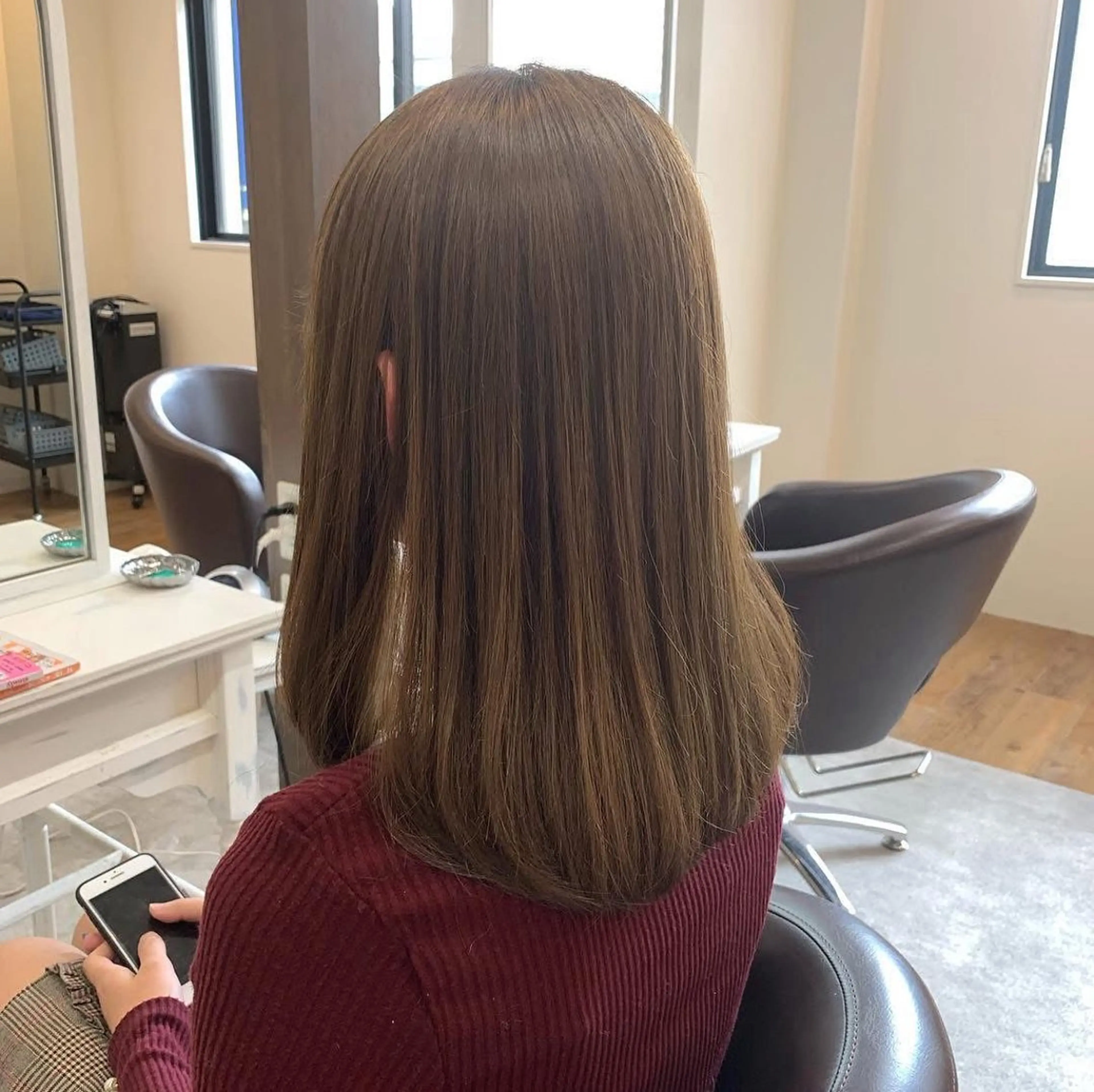 ヘアカラー&メンテナンスクーポン💖煌水フルボ酸フルカラー＋Aujuaトリートメント🌈¥8,980の写真