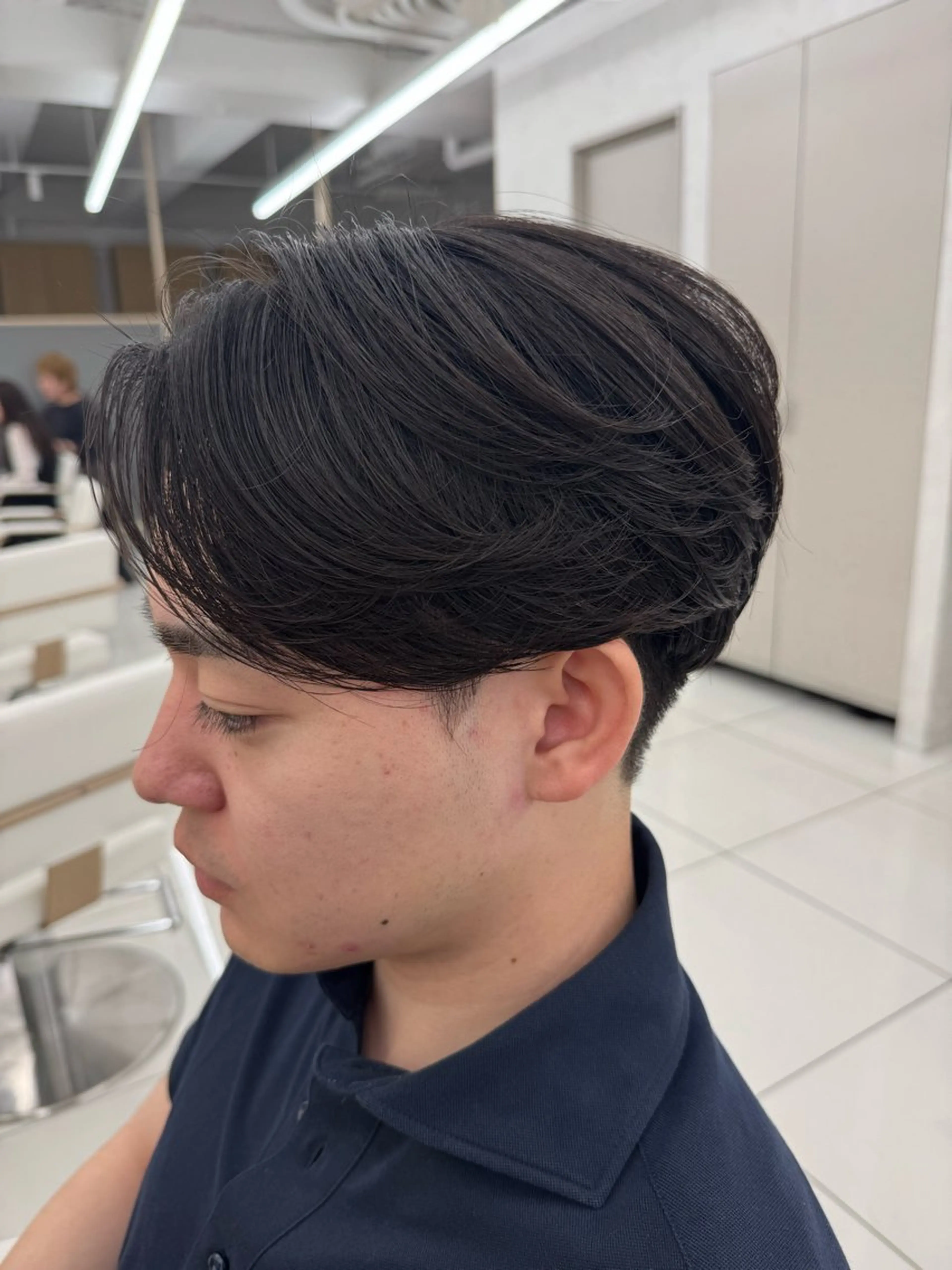 メンズ 顔まわりカット/ カラー/西野和裕のヘアスタイル