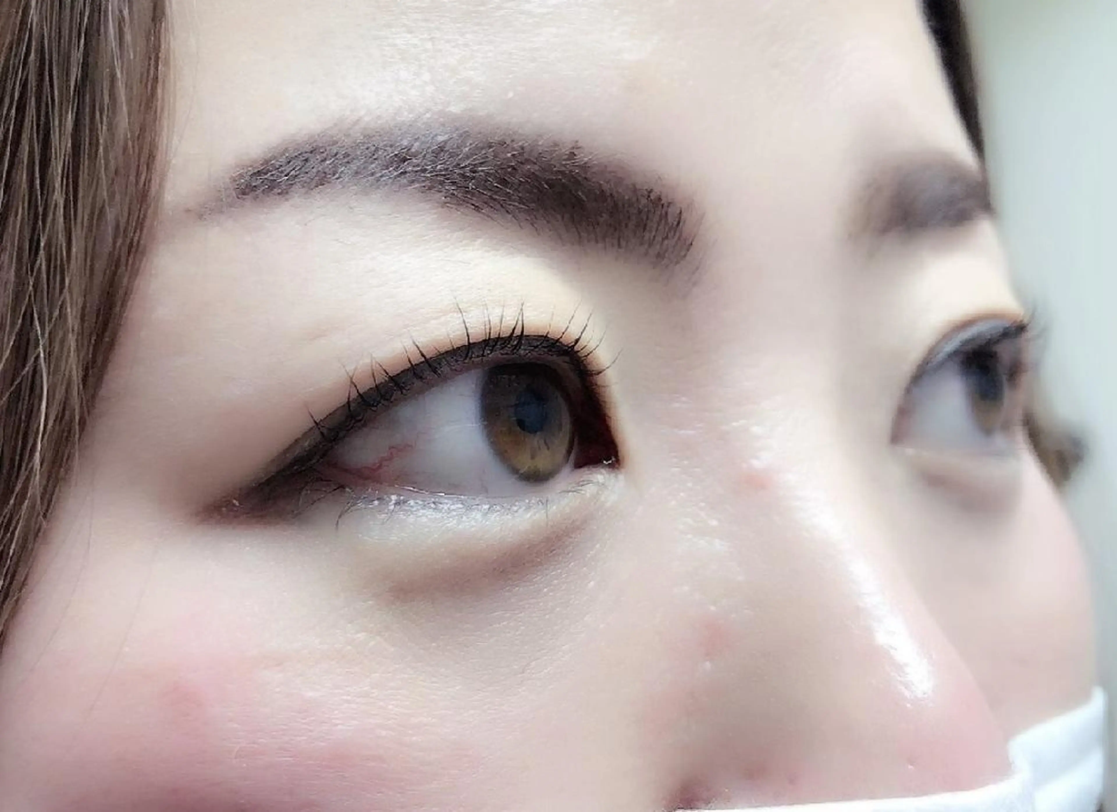 マツエク・マツパ 付け放題 フラットラッシュ ナチュラル まつげパーマ 下まつげエクステ マツパ 吉岡 ゆうなのマツエク・マツパデザイン