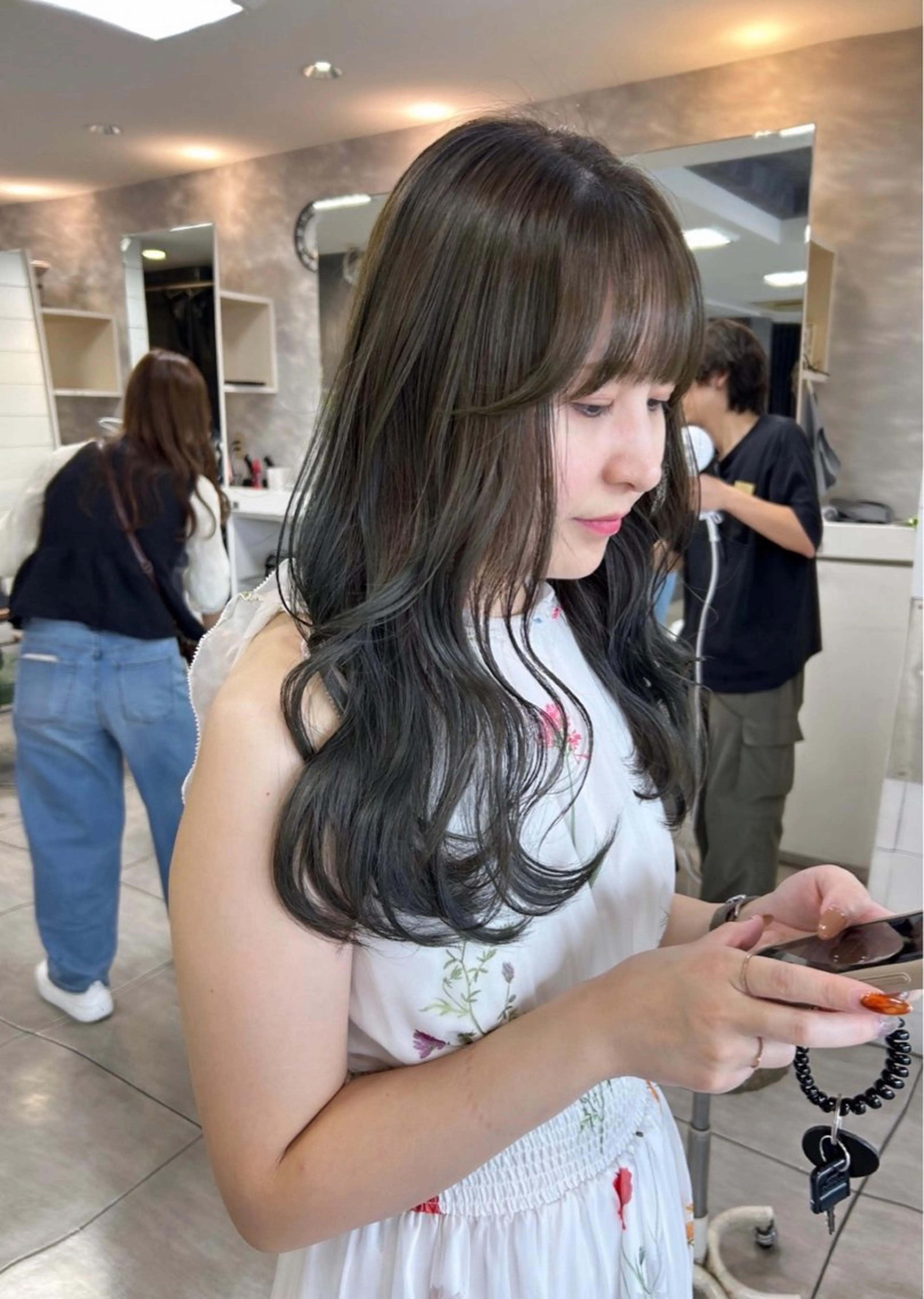 ロング カット ヘアカラー 🫧艶髪カラー🫧 森本くるみのヘアスタイル