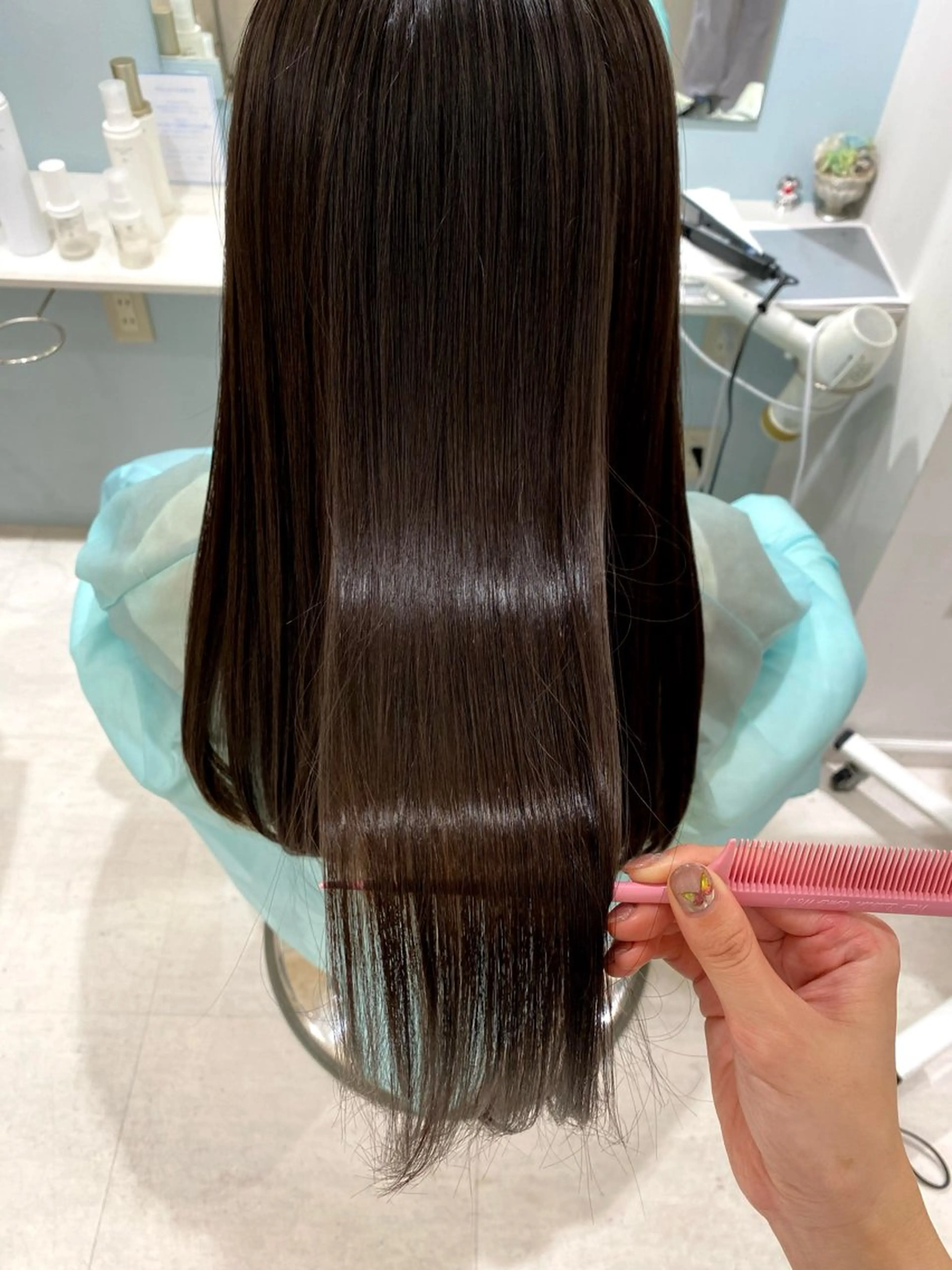 ロング カラー ParveMix 岡本えりかのヘアスタイル