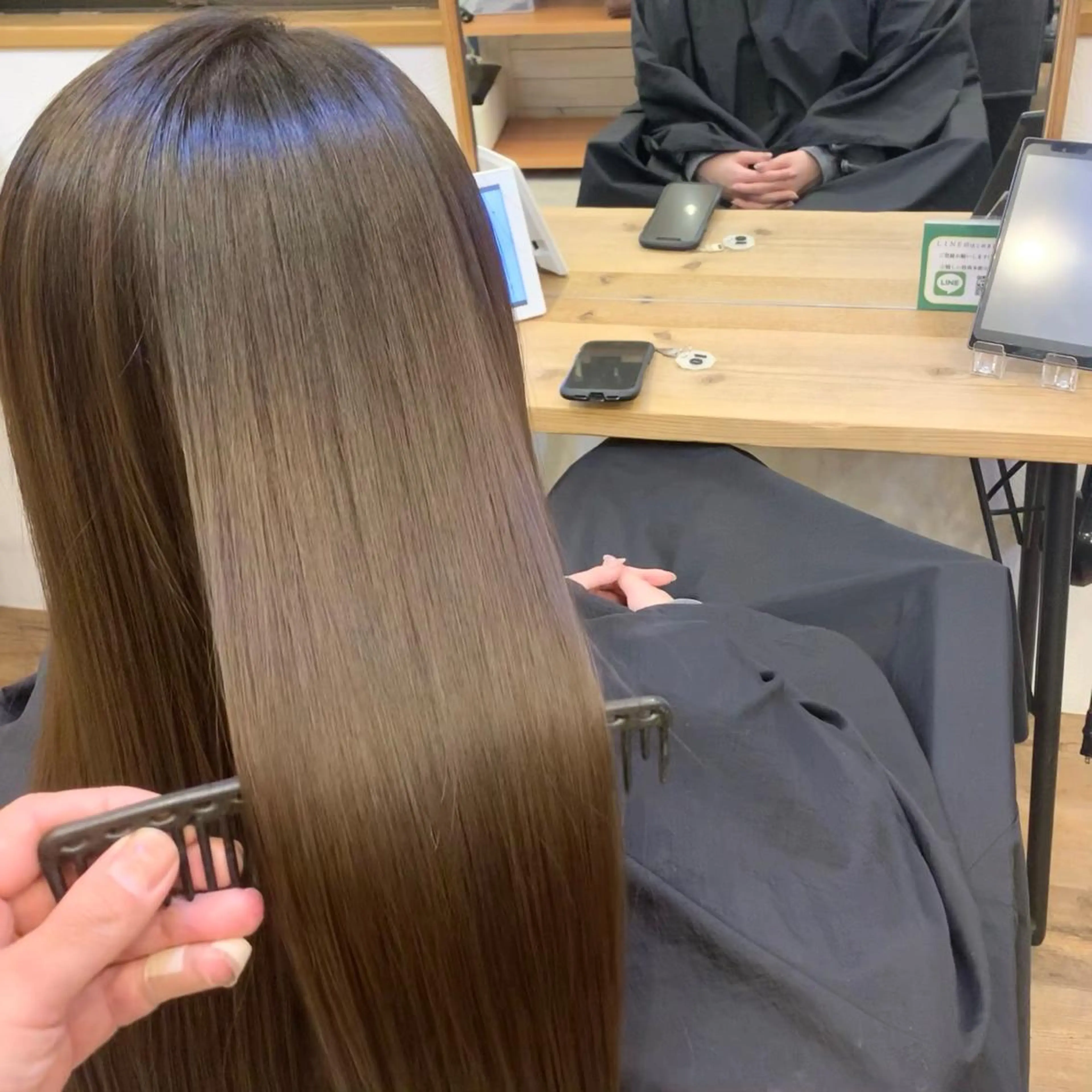 ロング ヘアカラー トリートメント 原山 直人のヘアスタイル