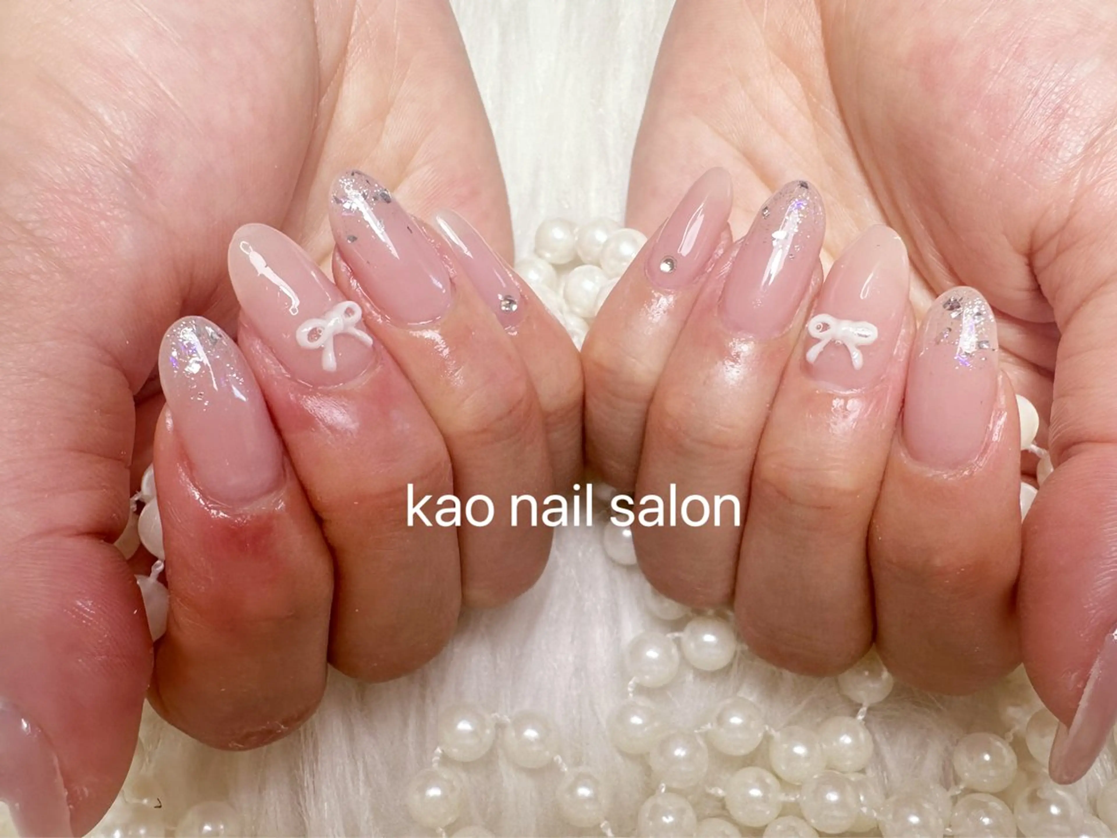 ネイル ハンドネイル kao nail マグネット/長さだしのネイルデザイン