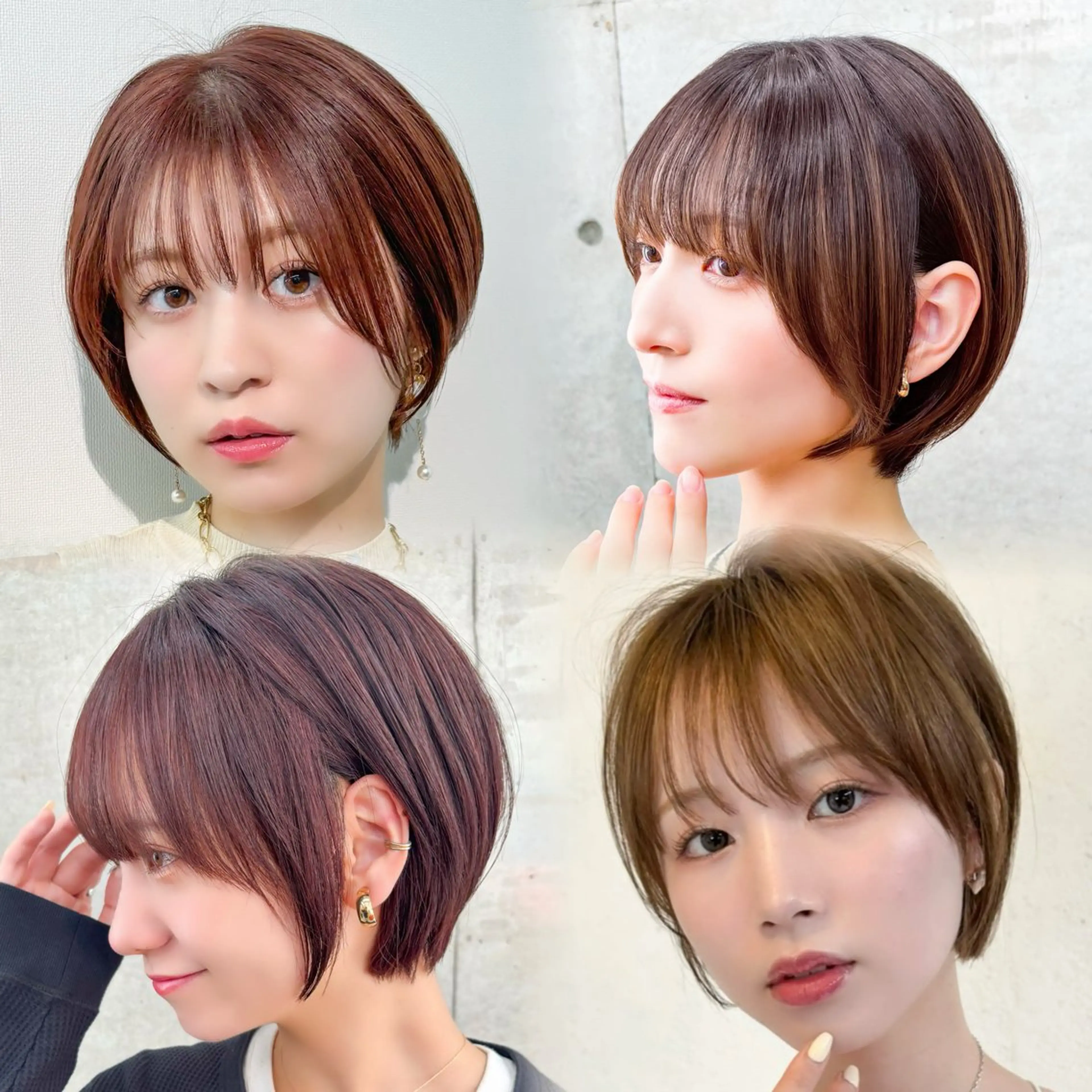 ショート ショート/レイヤー/ 縮毛矯正/ 渡邊莉玖のヘアスタイル