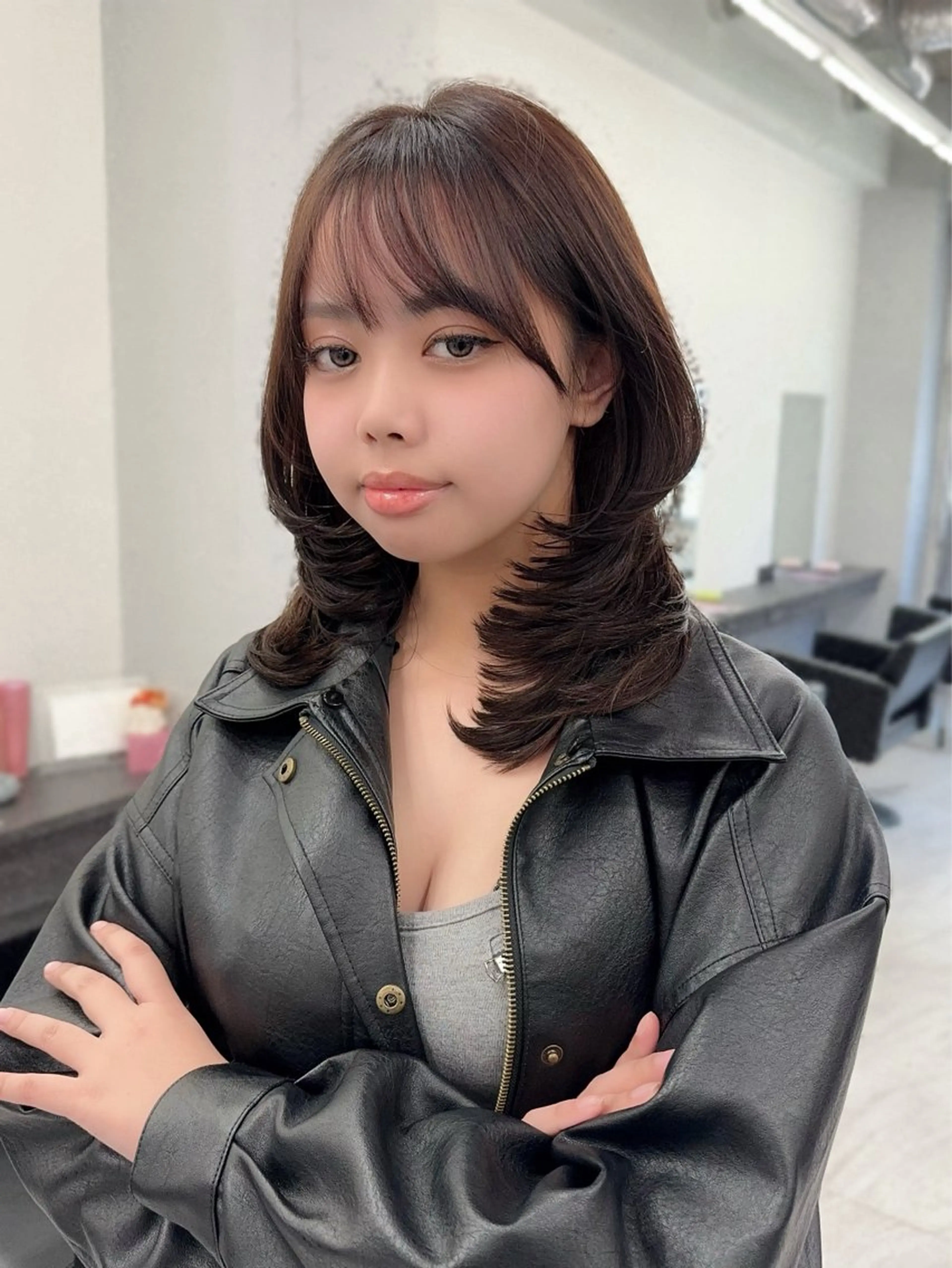 ミディアム ハッシュカット カット 永田竜一/ レイヤーカットのその他イメージ