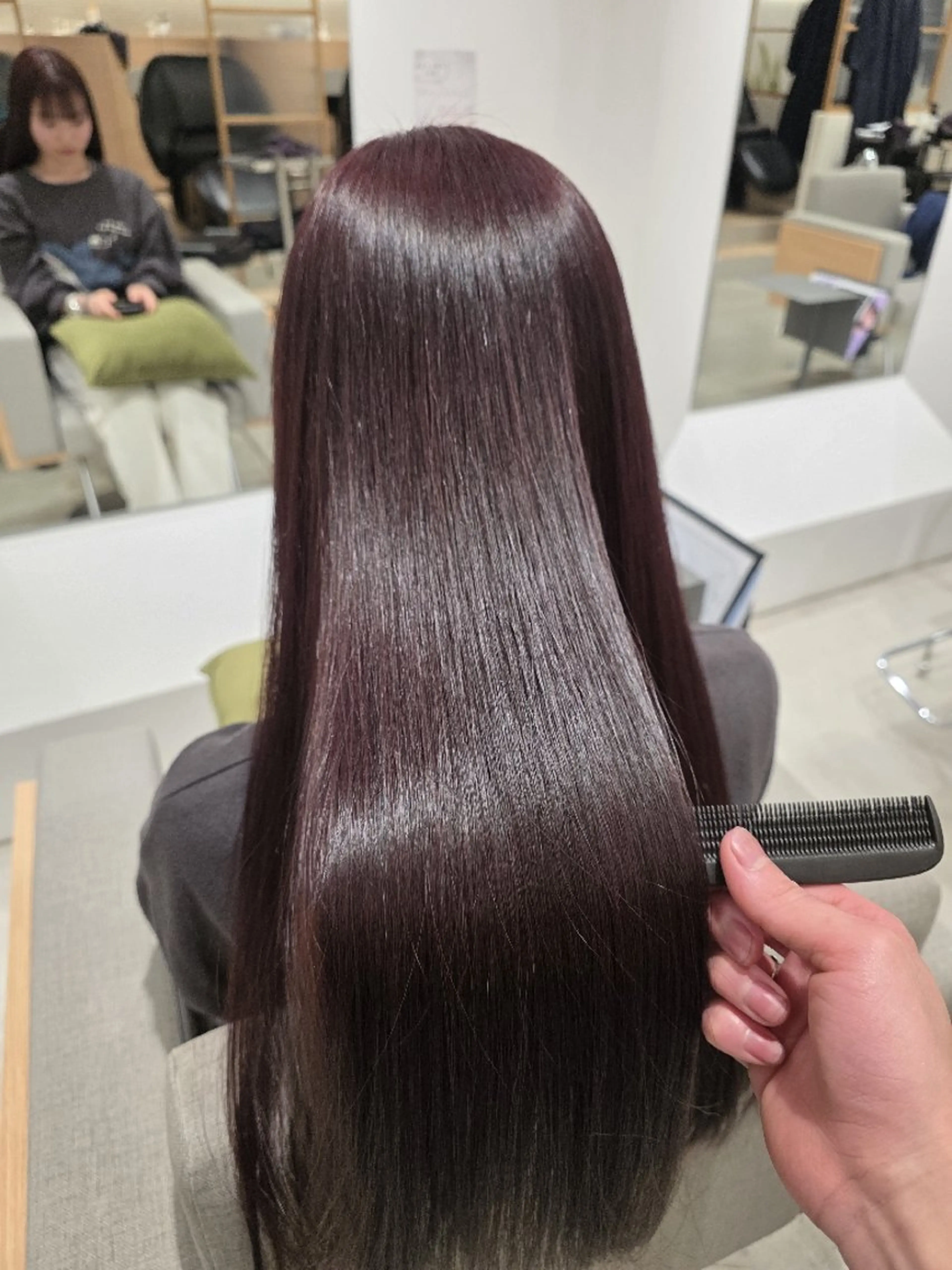 ロング カラー ヘアカラー トリートメント ✂髪質改善ストレート NO.1 深澤 颯斗のヘアスタイル