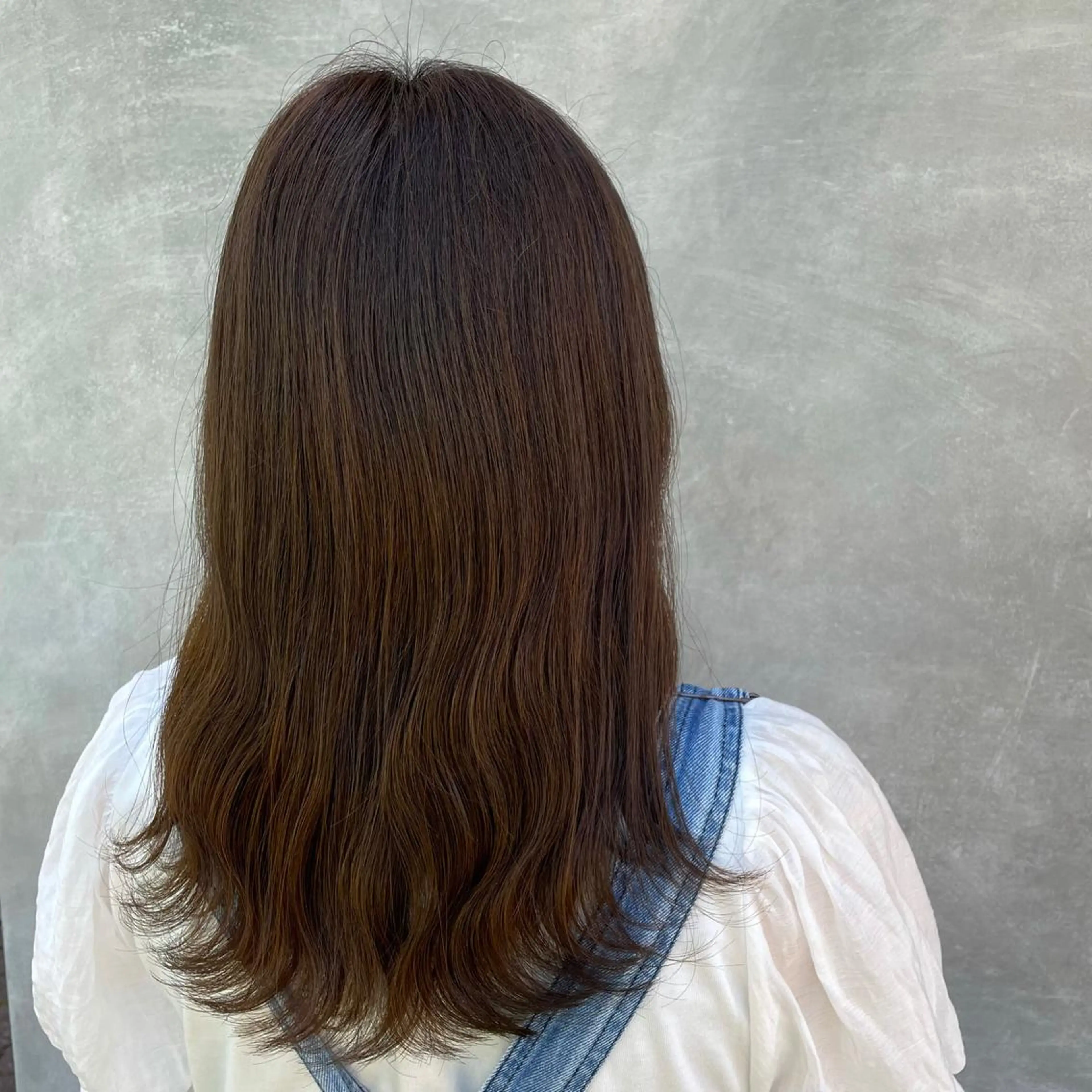 ロング カット 青田 明日海のヘアスタイル