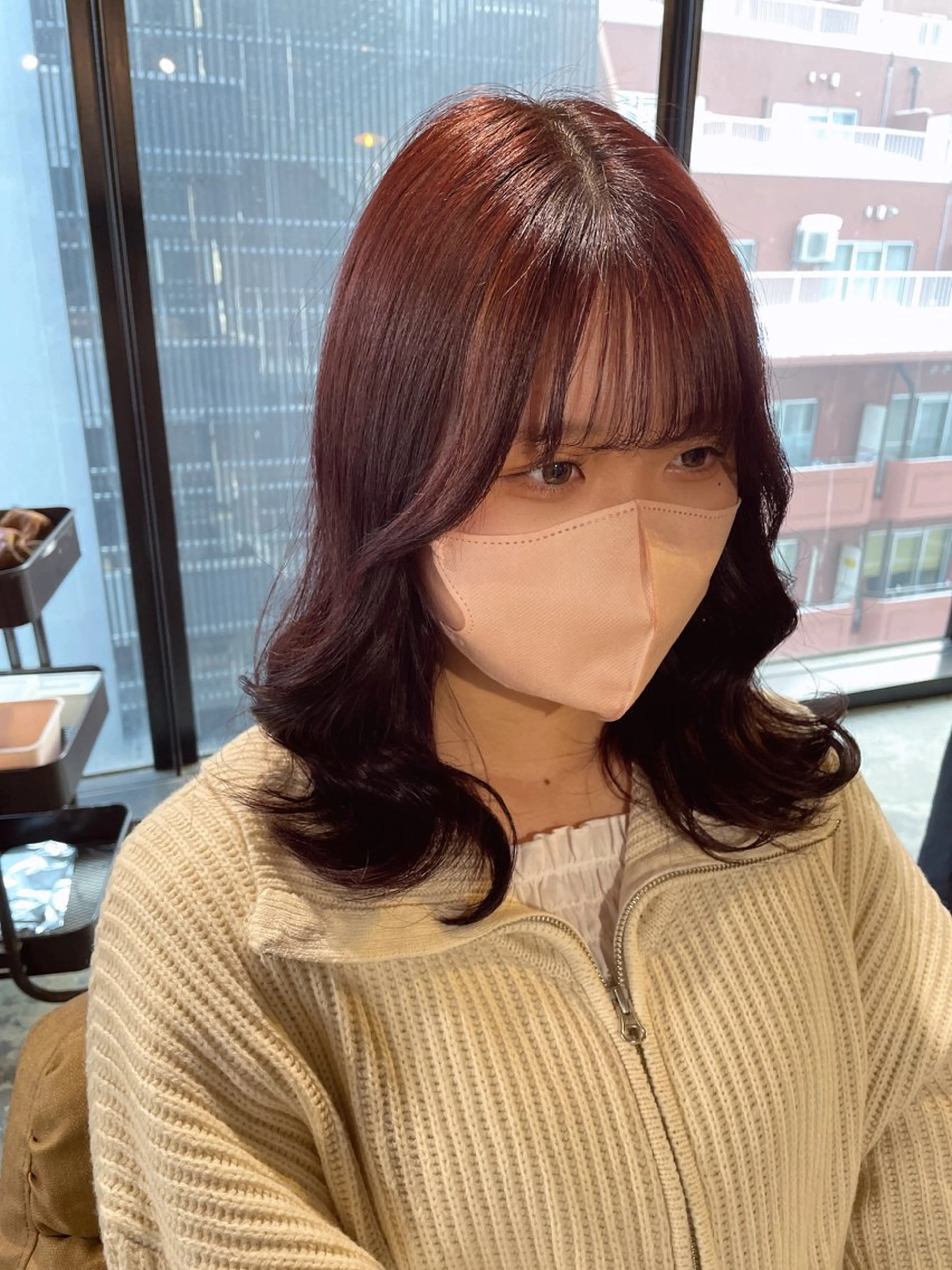 カラー La fith hair ray 札幌店所属・顔まわり/W カラー/リョウのヘアスタイル