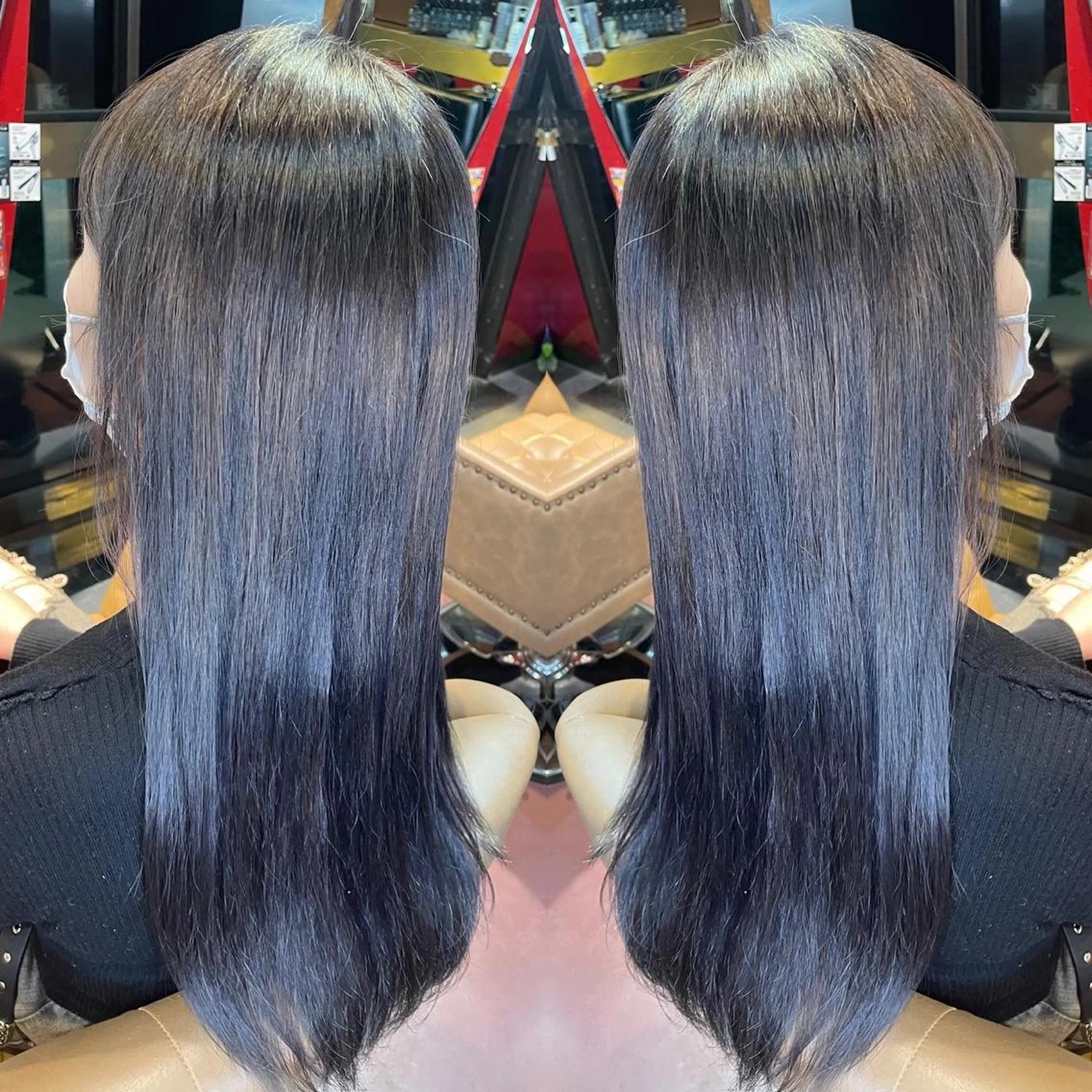 ロング カラー ブリーチ ケアブリーチ グラデーションカラー ピンクカラー 👑派手髪/カット 👑ANRYのヘアスタイル