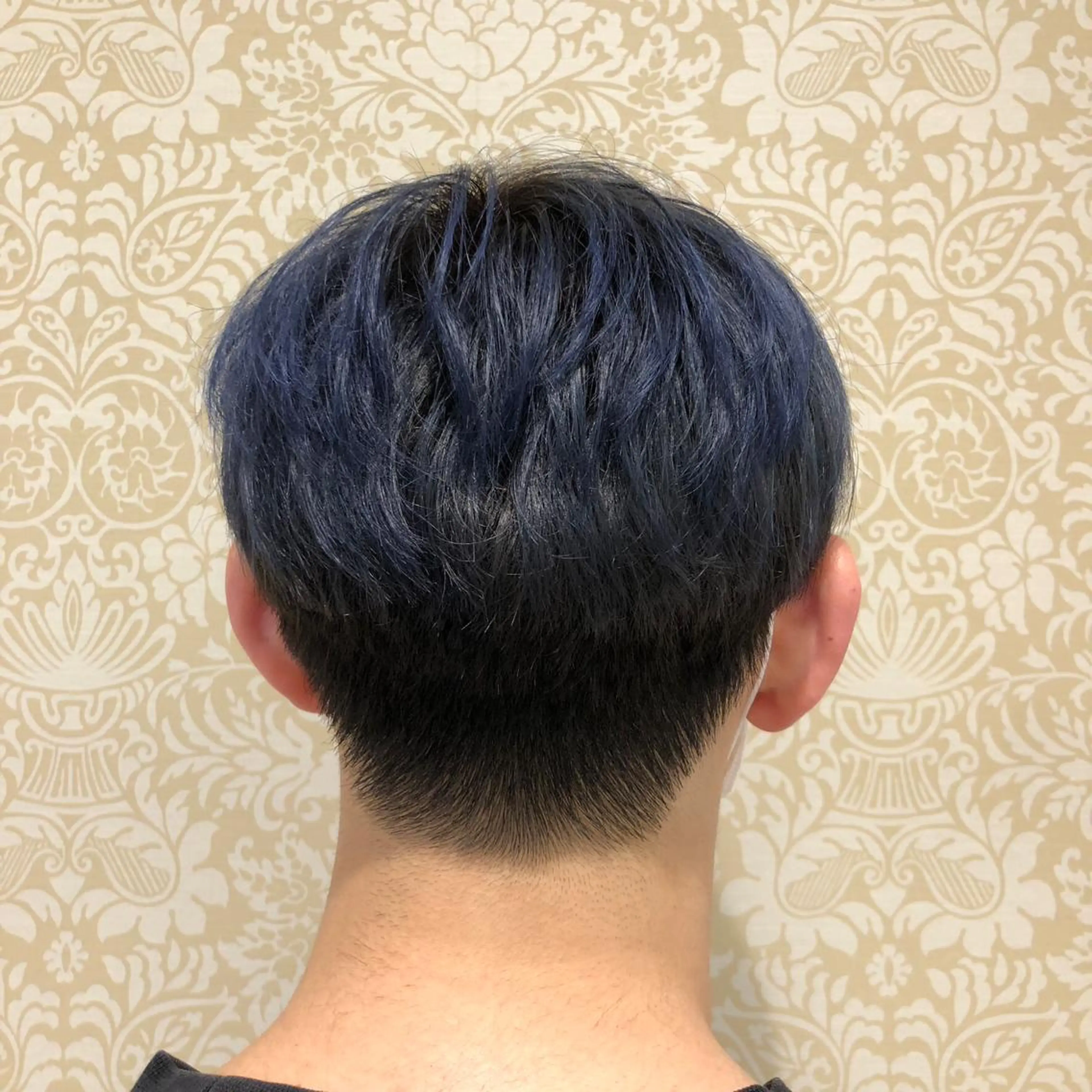 ショート カラー メンズ カット ヘアカラー トリートメント 🐠寒色系×パーマ 櫻井　麿偉🐏のヘアスタイル