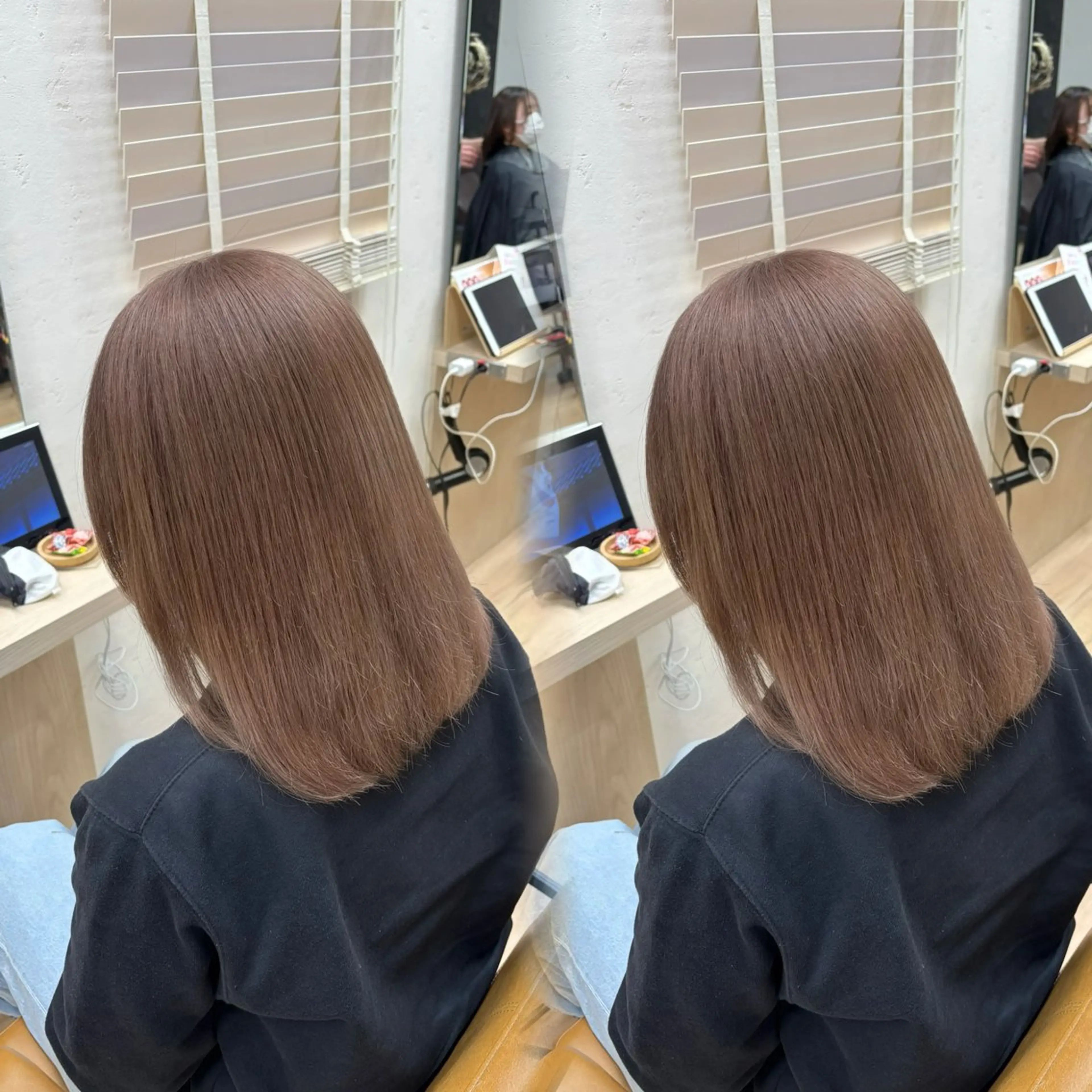 ミディアム ヘアカラー 葉南 /LIANのヘアスタイル