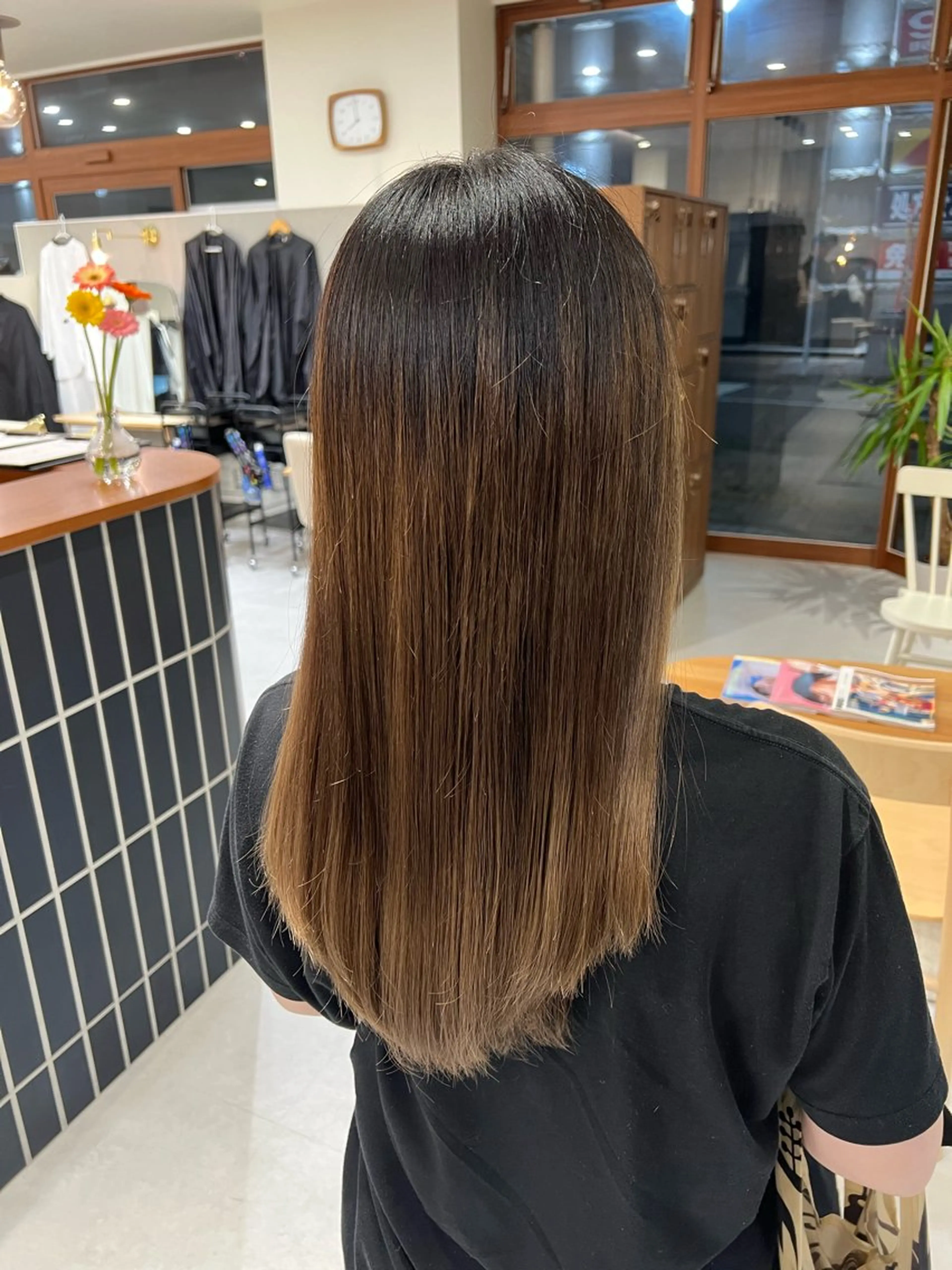 セミロング Cre’de  hair’s 姪浜所属・クレーデヘアーズ/ 波夛野浩己のヘアスタイル