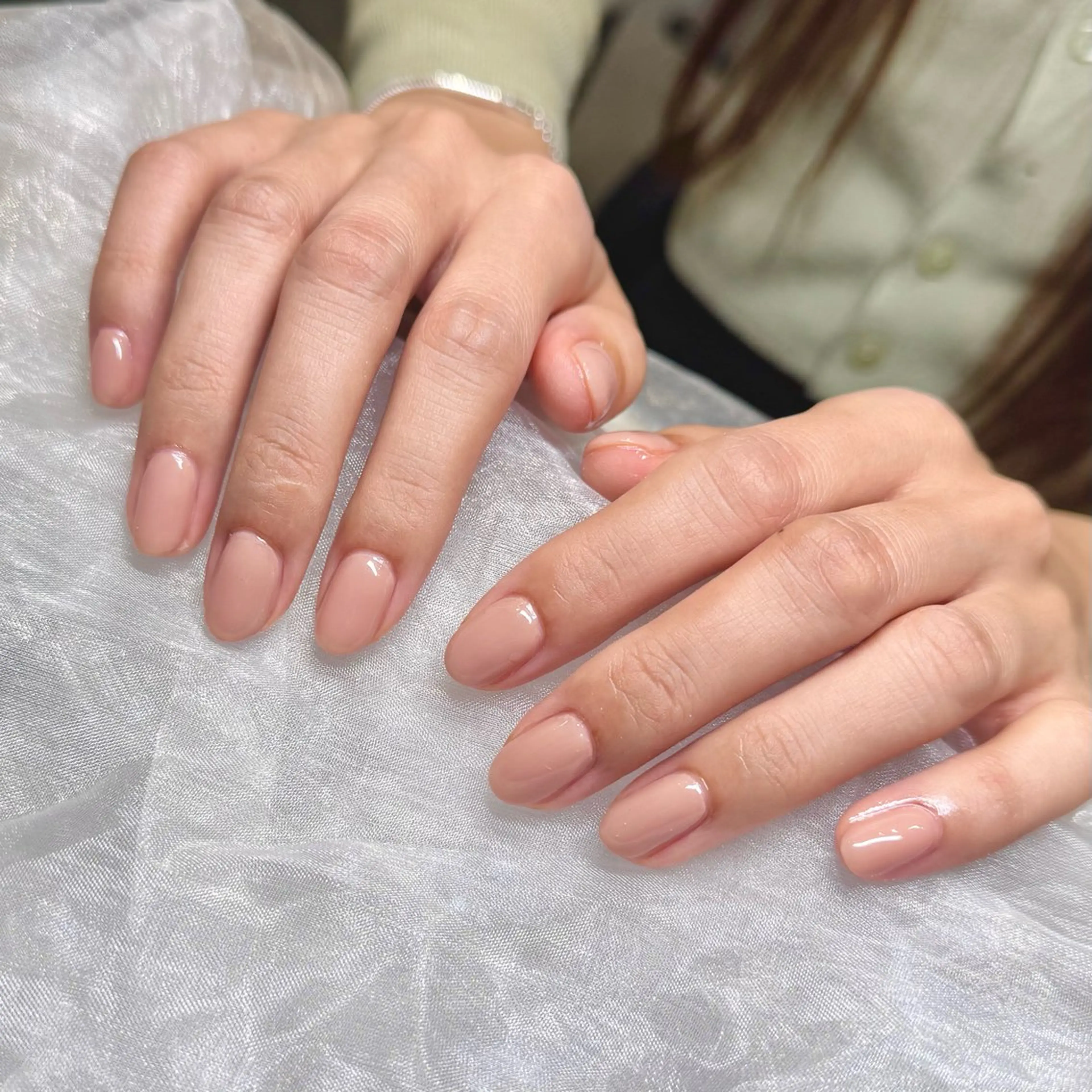 ネイル ハンドネイル kina Ｗ🦭のネイルデザイン