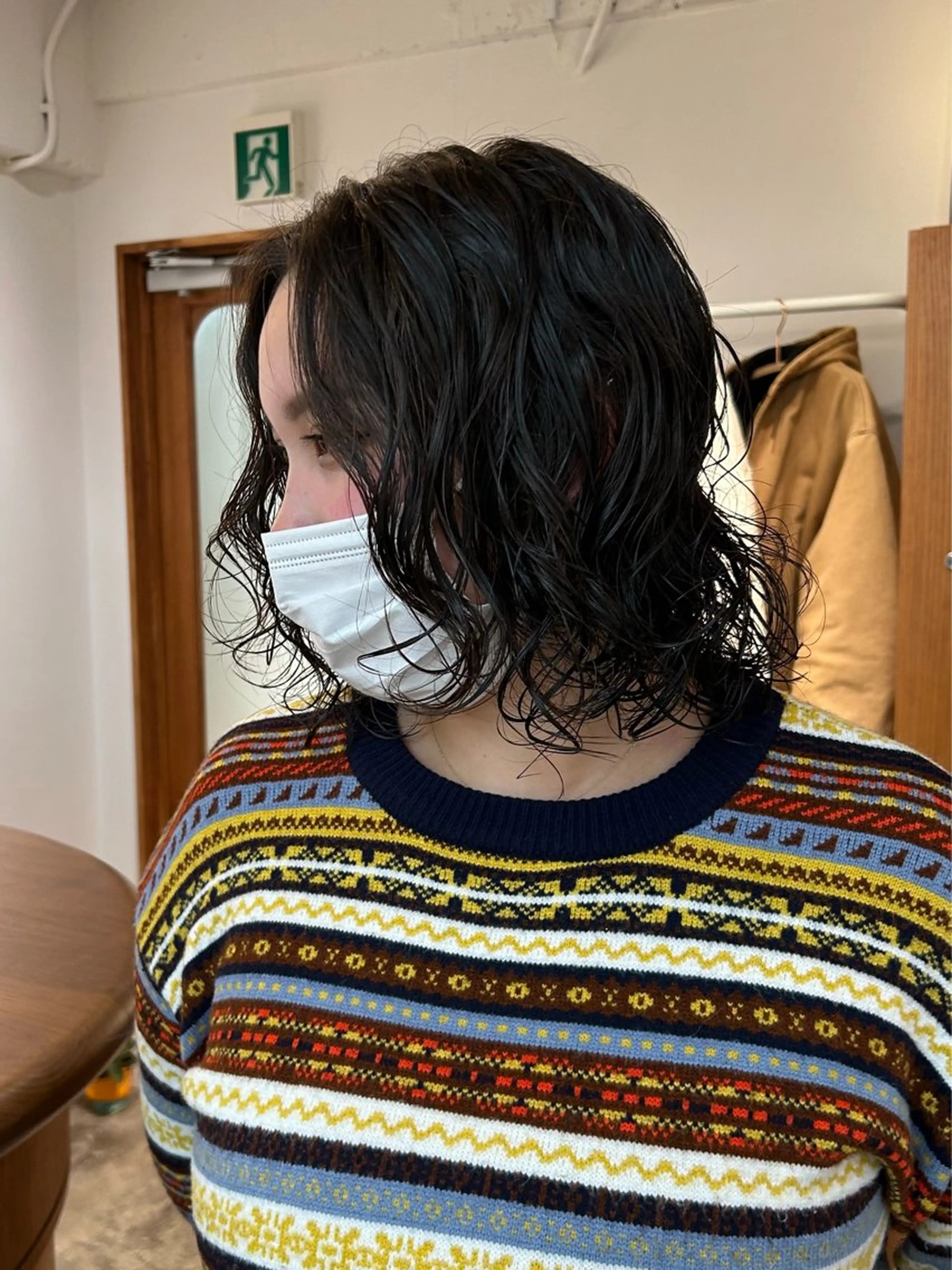 ミディアム パーマ ENIEN MAKE'S 立川所属・綾/ベージュカラー /パーマ🩰のヘアスタイル