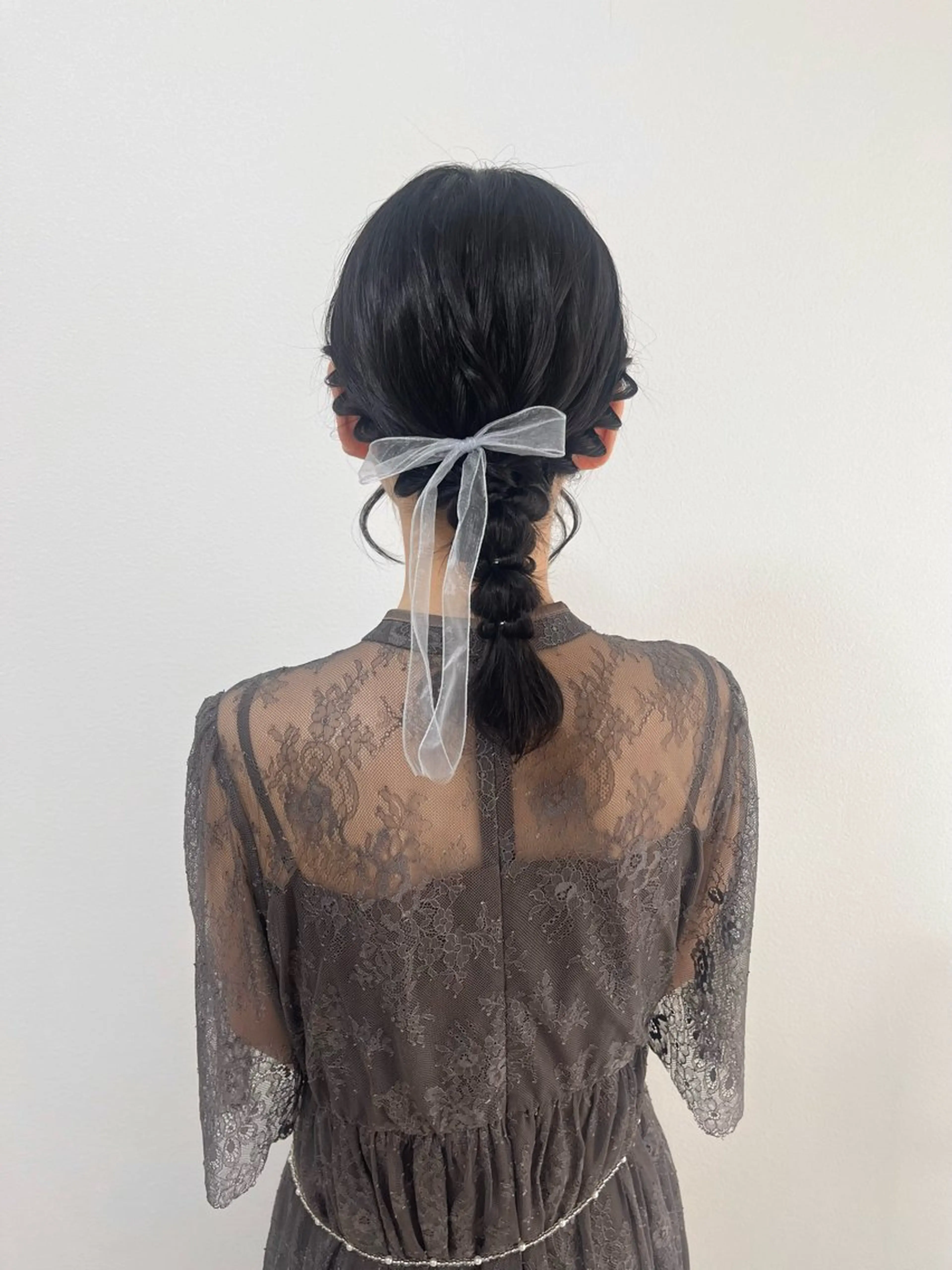 ミディアム ヘアアレンジ ヘアセットサロン /上坪愛美のヘアスタイル