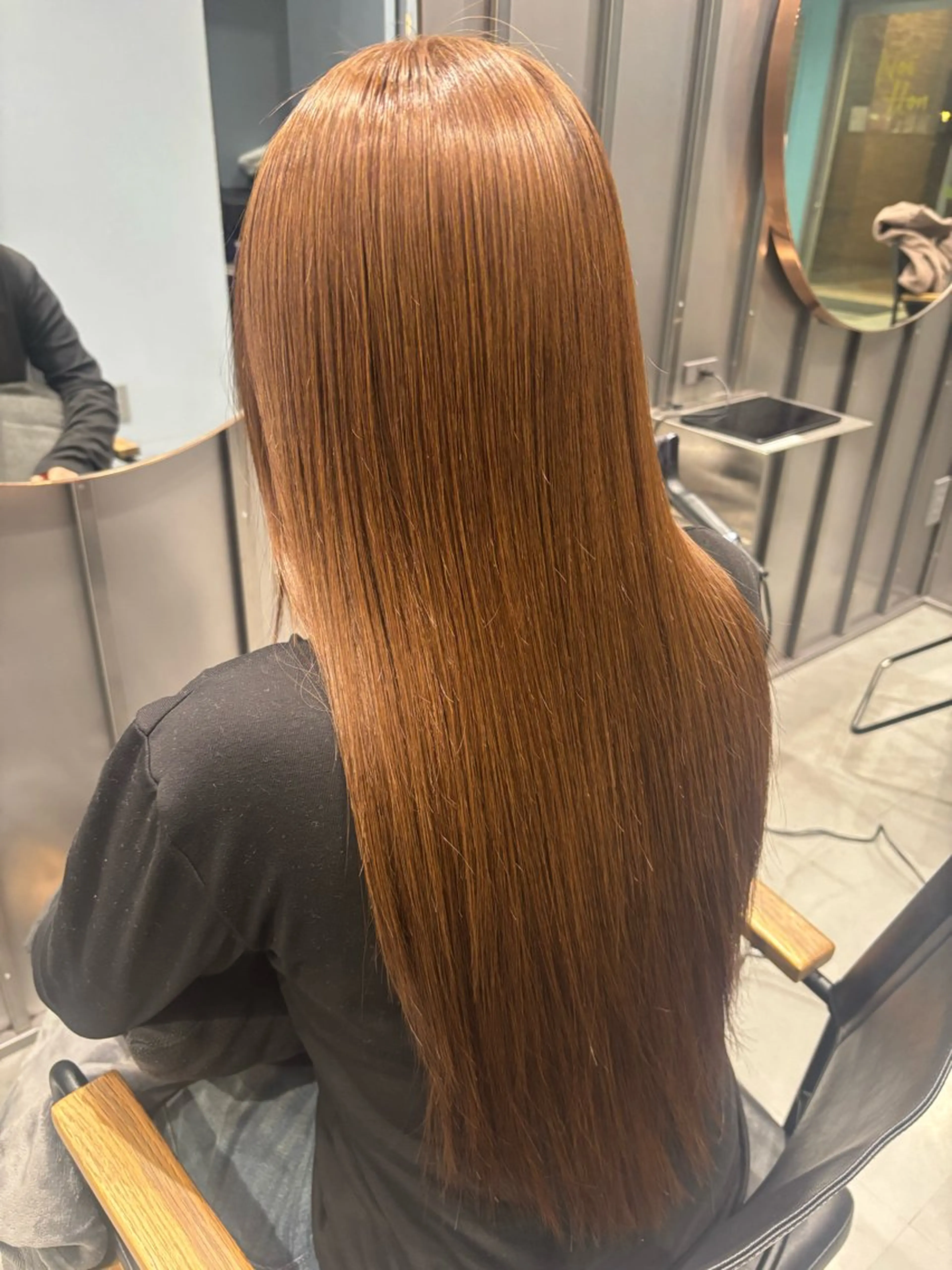 ロング カラー ヘアカラー 🐈‍⬛JUMI /透明感カラー/🩶のヘアスタイル