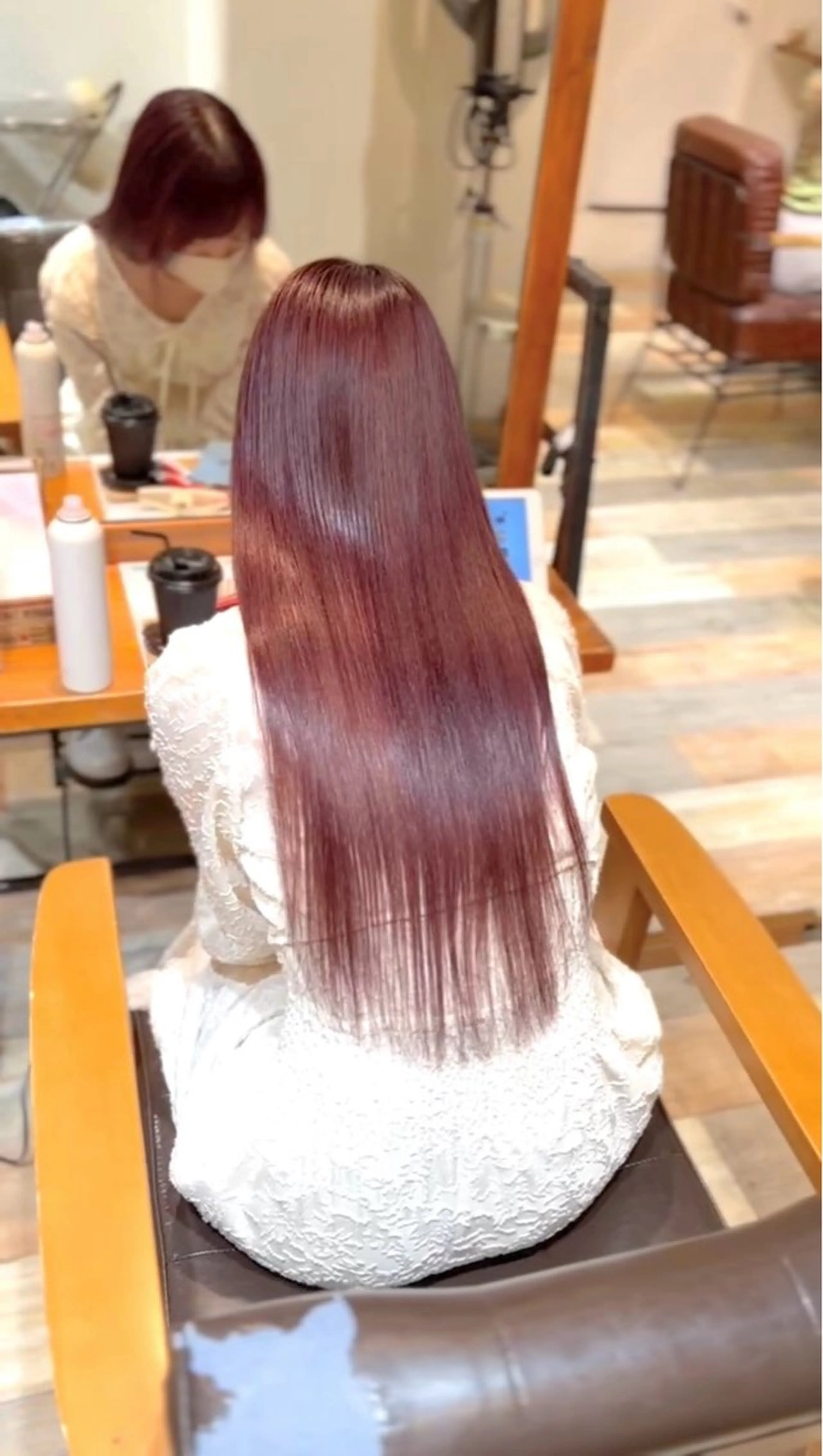 【minimo女性限定】🔥カット＋ボルドーカラー＋カラーバターの写真