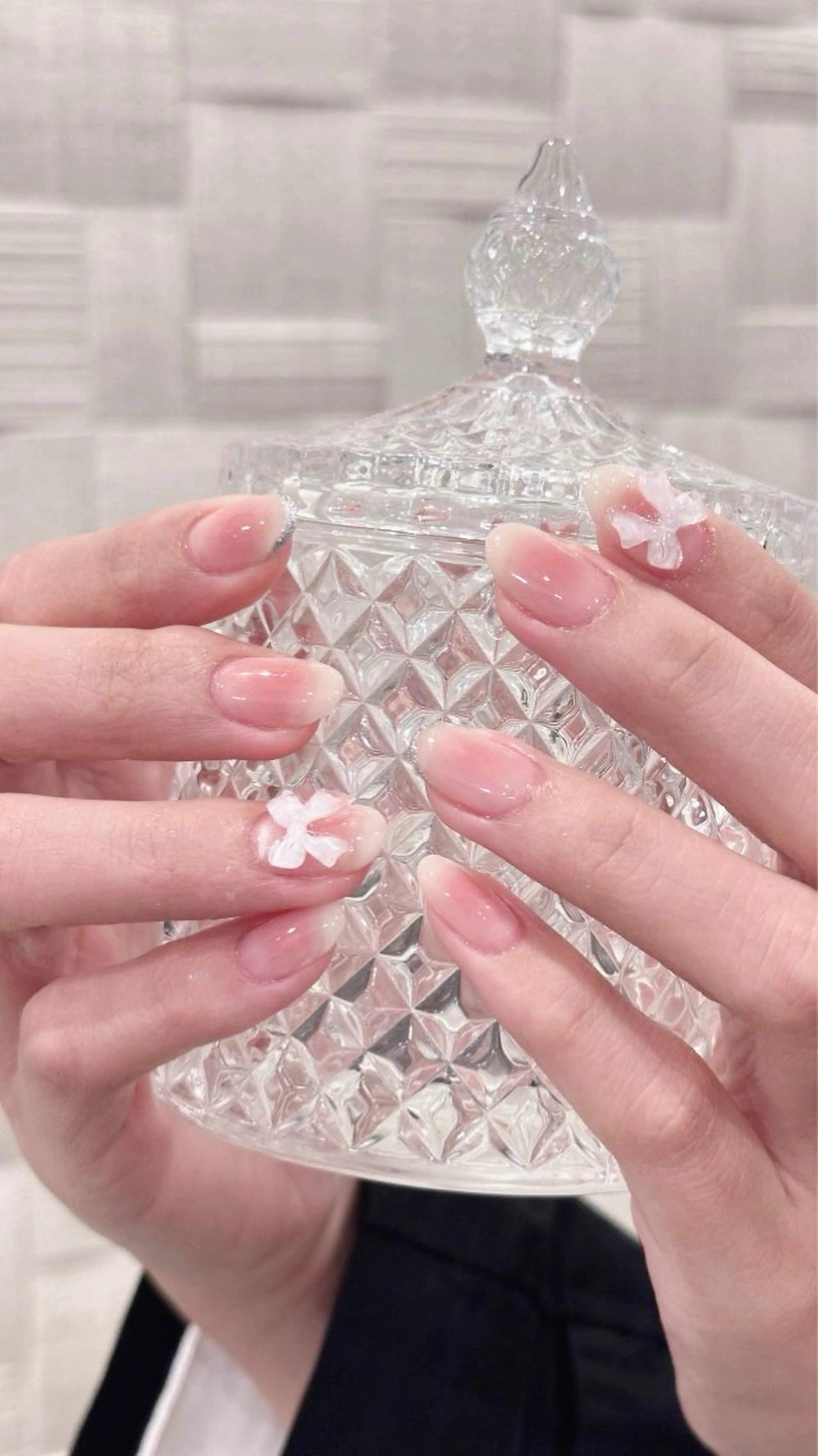 ネイル チークネイル ピンク ハンドネイル H&Bsalon カイのネイルデザイン