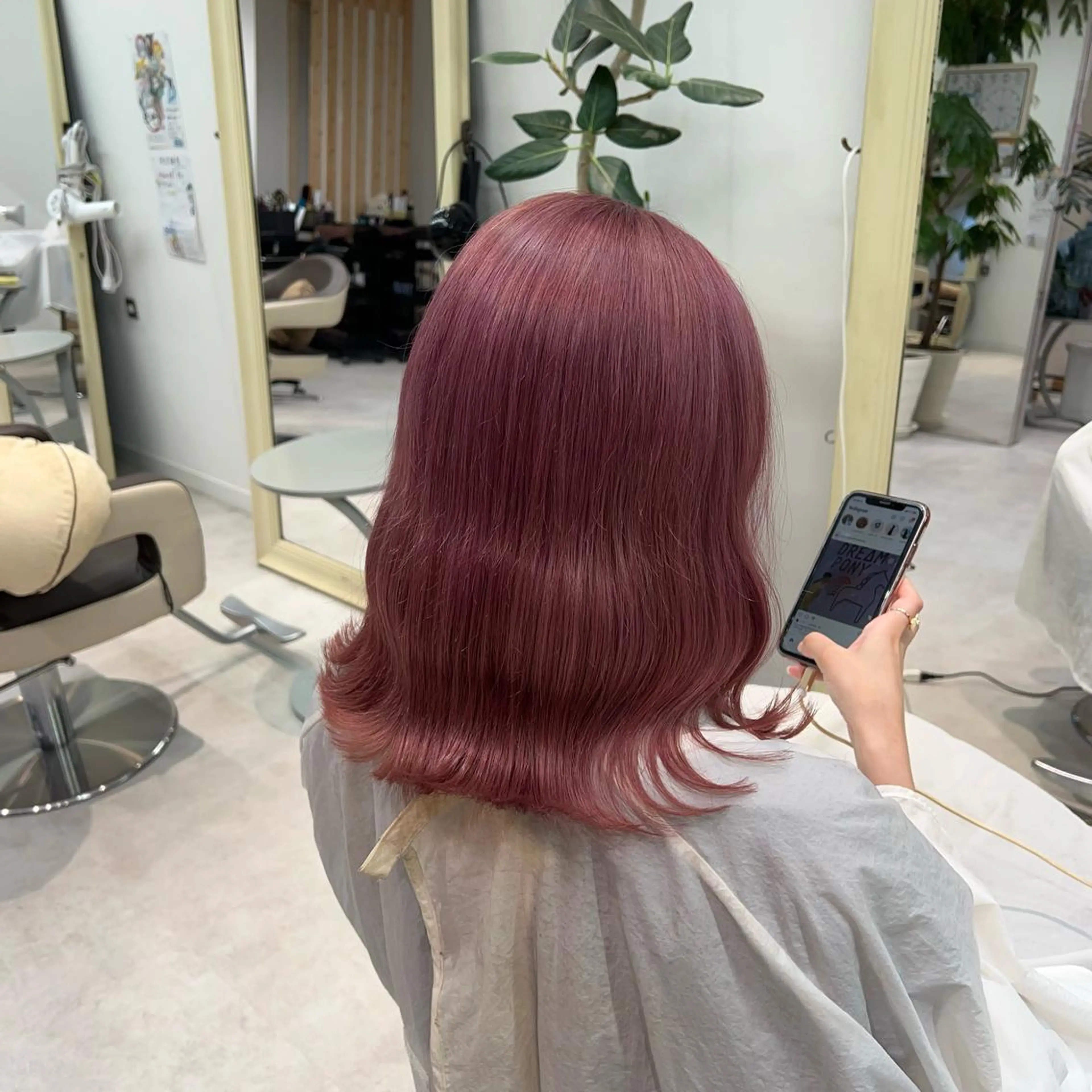 ミディアム カラー ヘアカラー 透明感カラー/ボブ / MARIE🍇のヘアスタイル