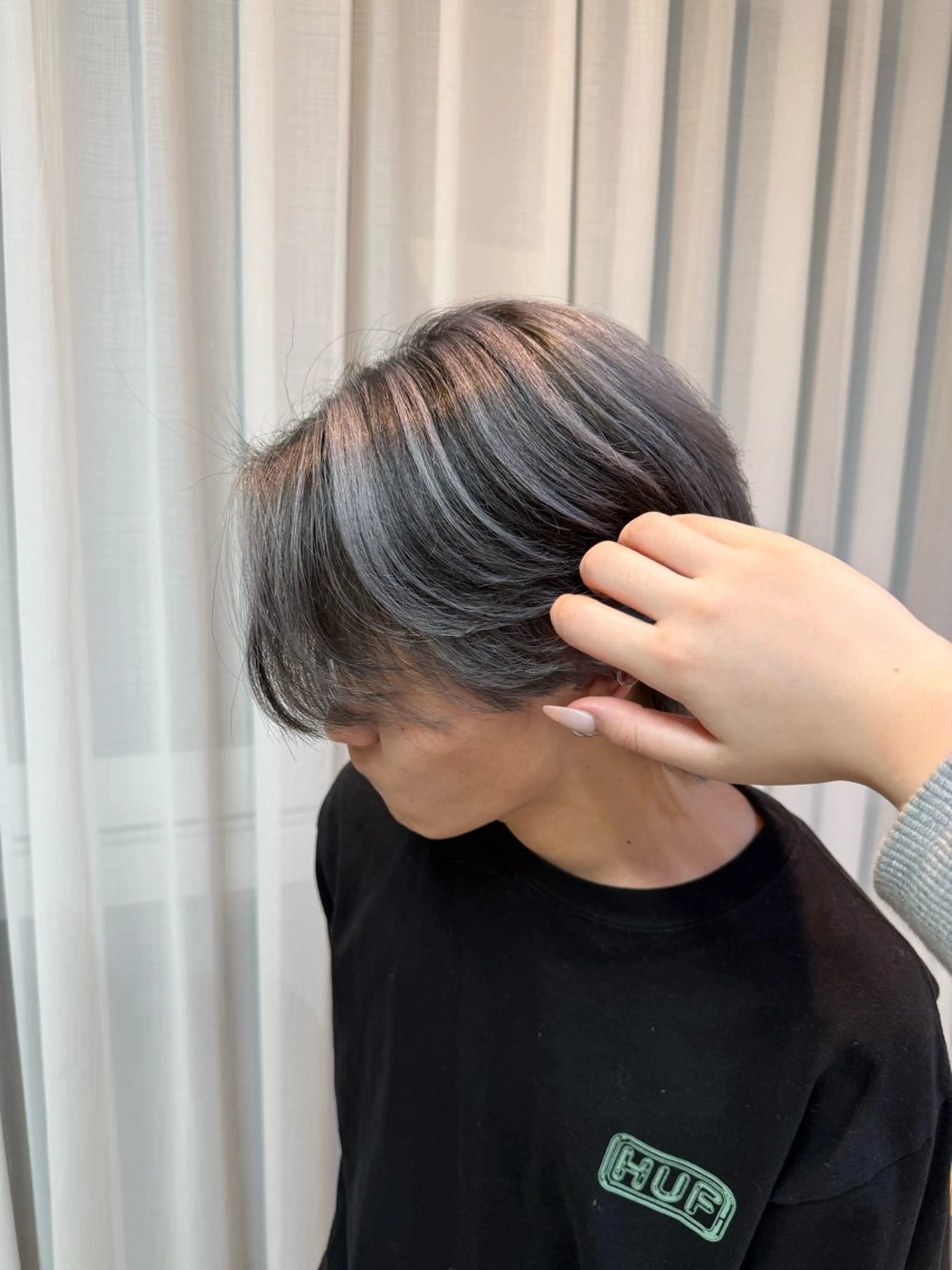 メンズカット＋シャドウルーツモデルの写真