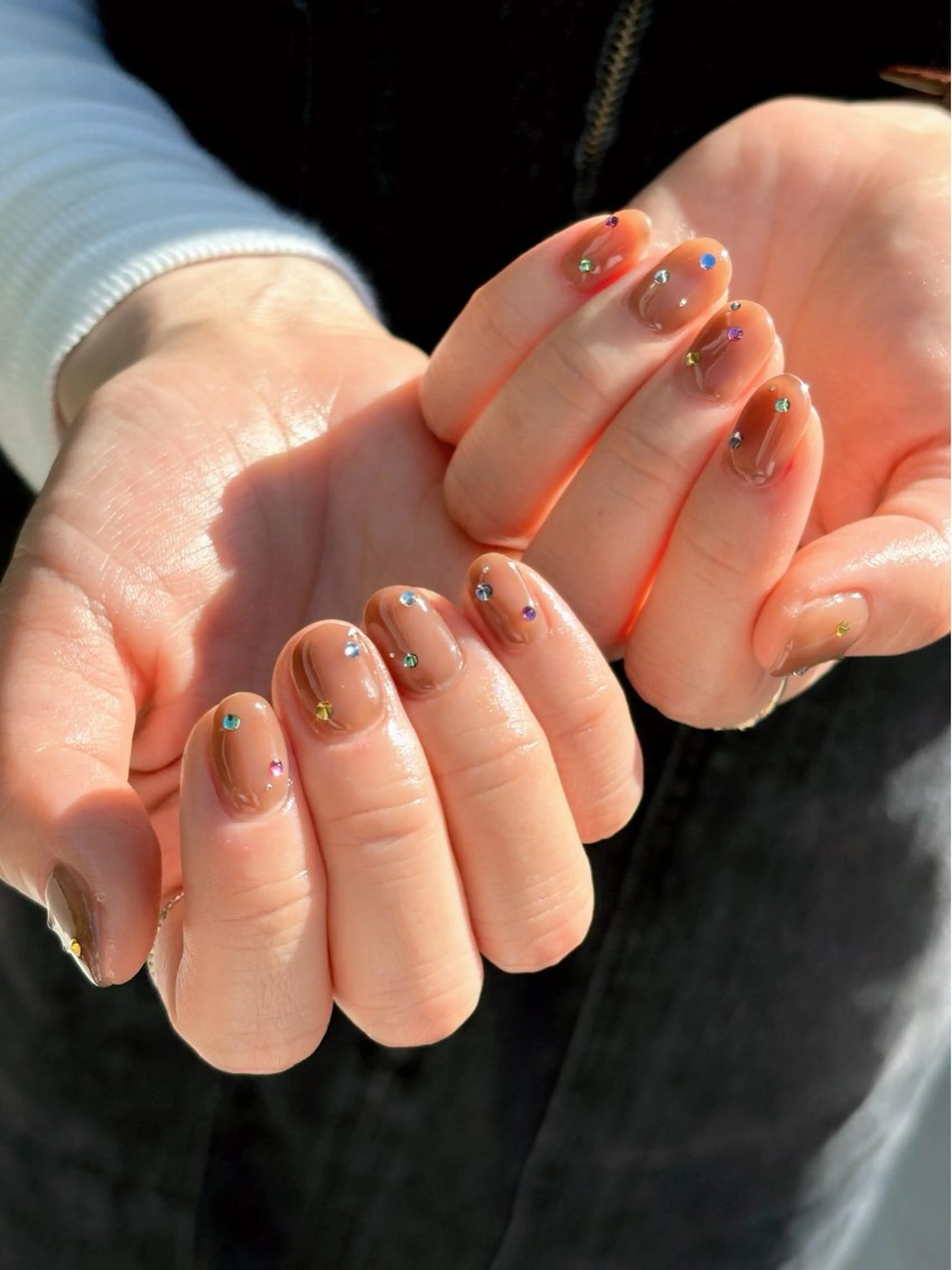 キッズ ネイル フットネイル ジェルネイル マグネットネイル ニュアンスネイル ワンカラーネイル ハンドネイル illum hicariのネイルデザイン