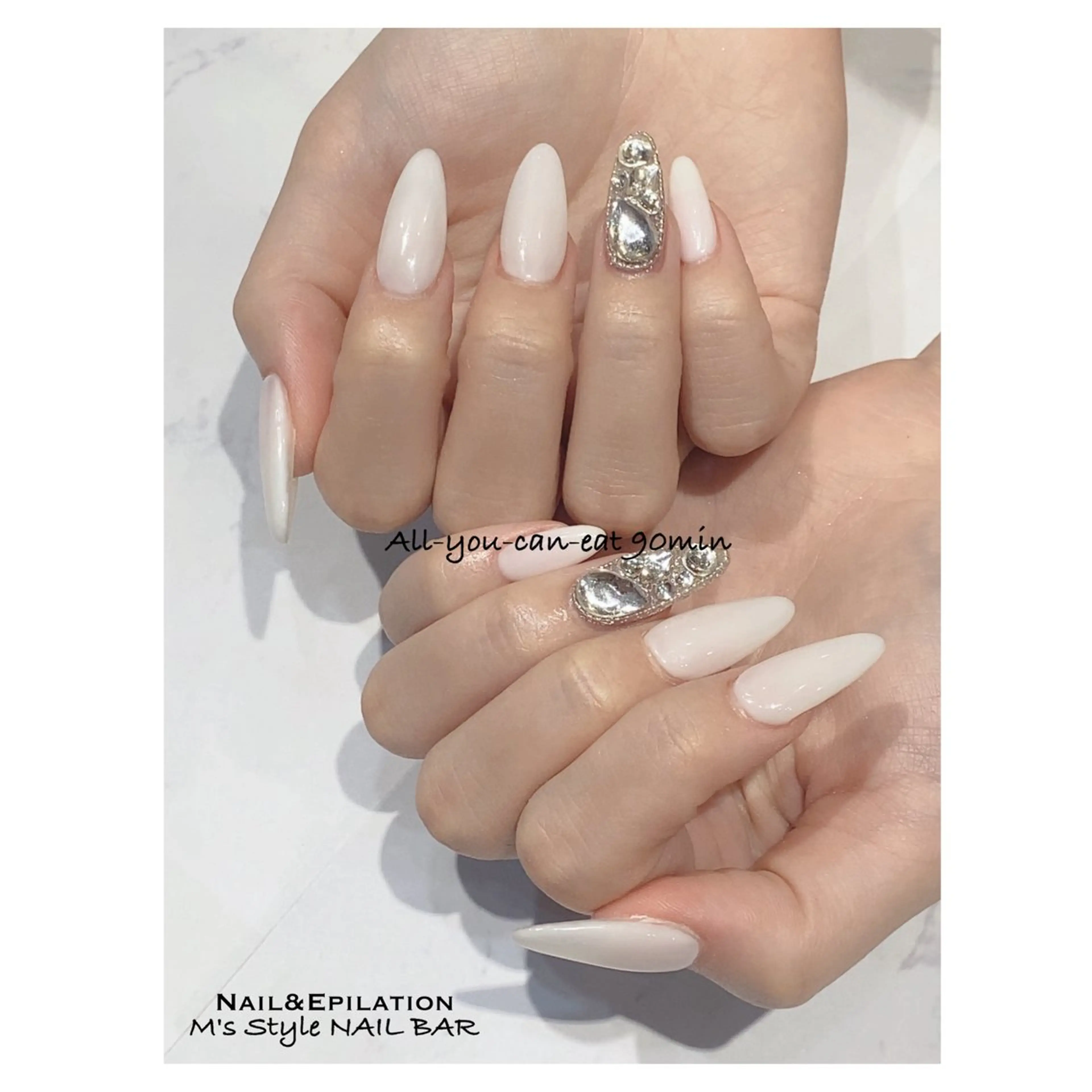 ネイル 成人式 フットネイル フレンチネイル ジェルネイル 韓国ネイル ハンドネイル M's Style NAIL BARのエステ・リラクイメージ