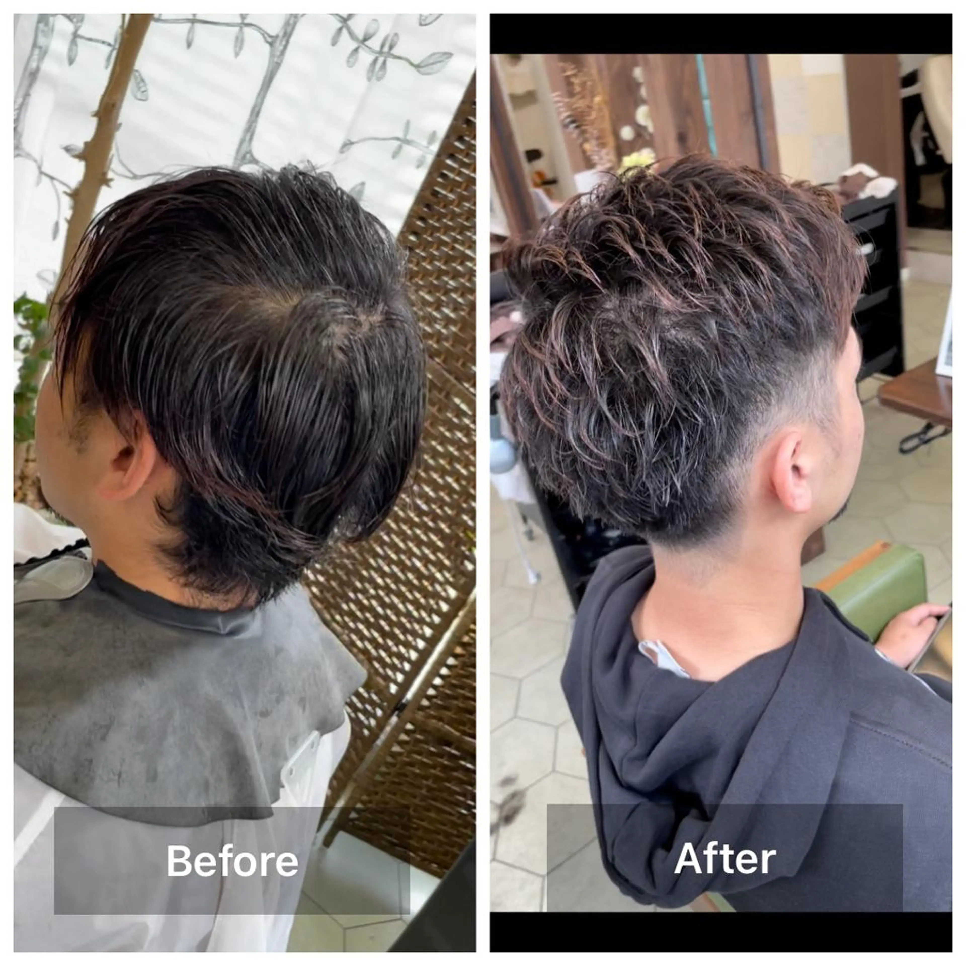 ショート メンズ カット share salon　SCENA所属・堤太志 メンズパーマ特化のヘアスタイル