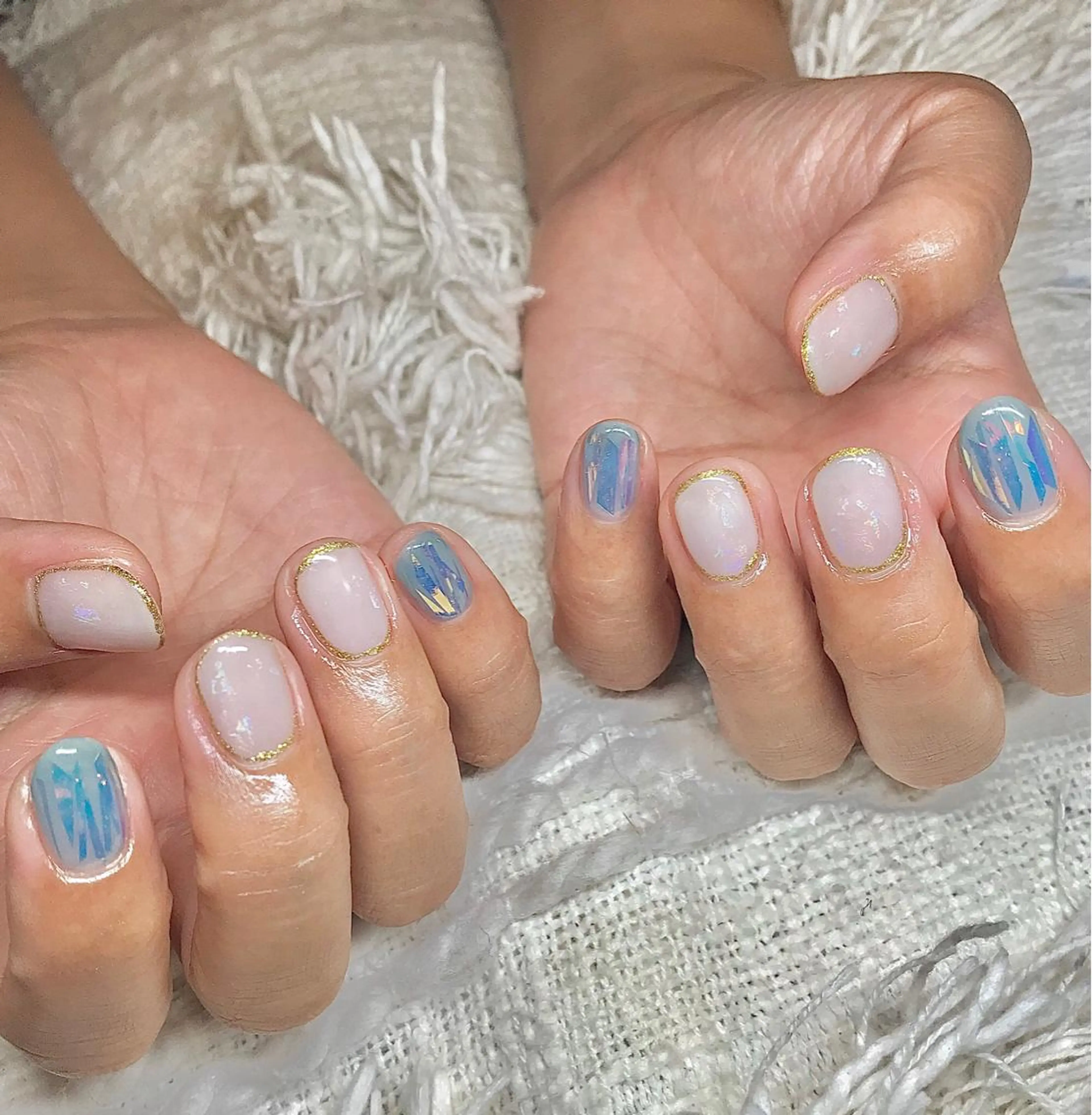 ショート カラー パーマ ヘアアレンジ ネイル マツエク・マツパ ハンドネイル ハンドケア nail&eye Aoのマツエク・マツパデザイン