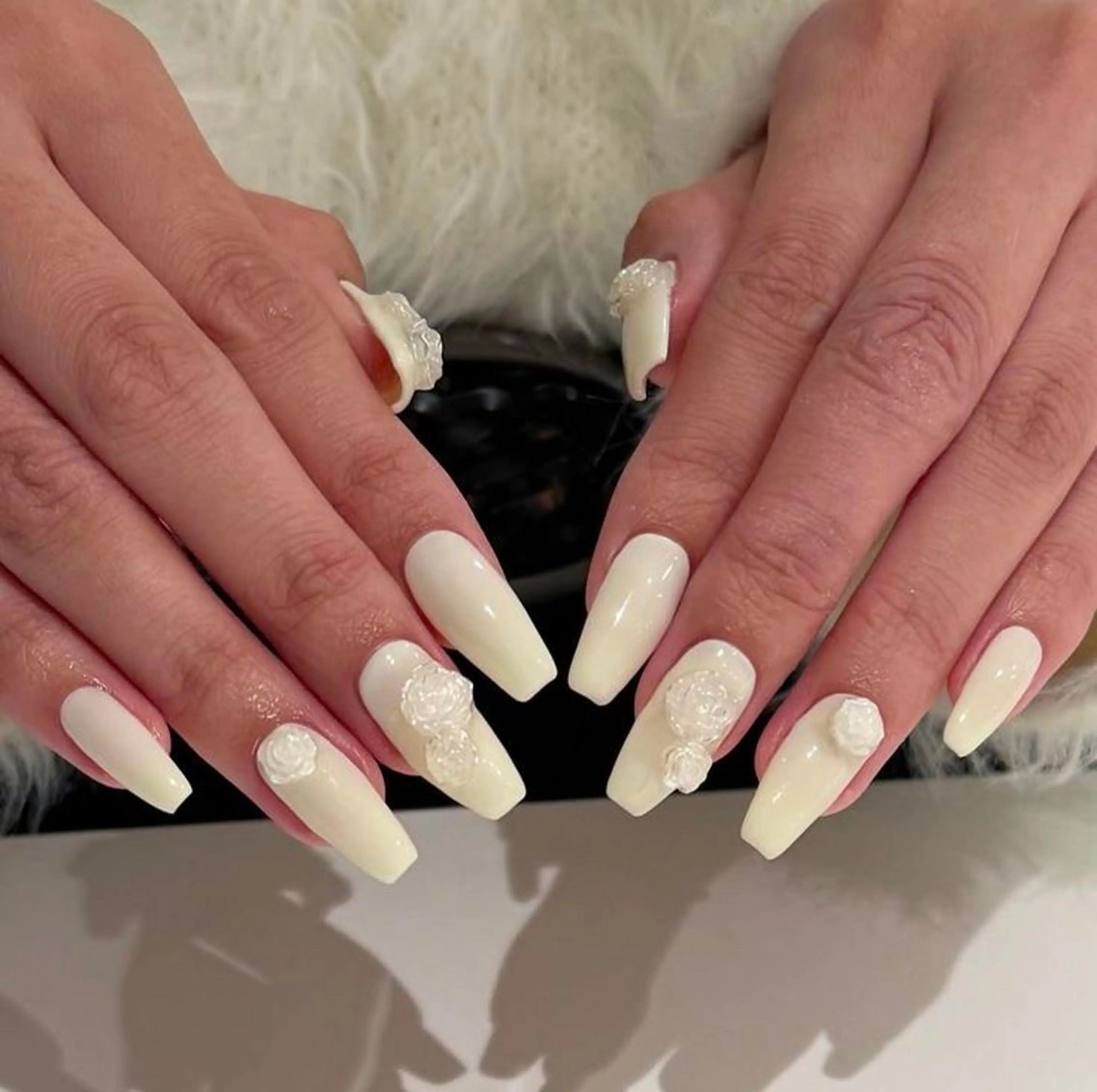 ネイル アートネイル フレンチネイル ジェルネイル 韓国ネイル マグネットネイル ハンドネイル 波 なみのネイルデザイン