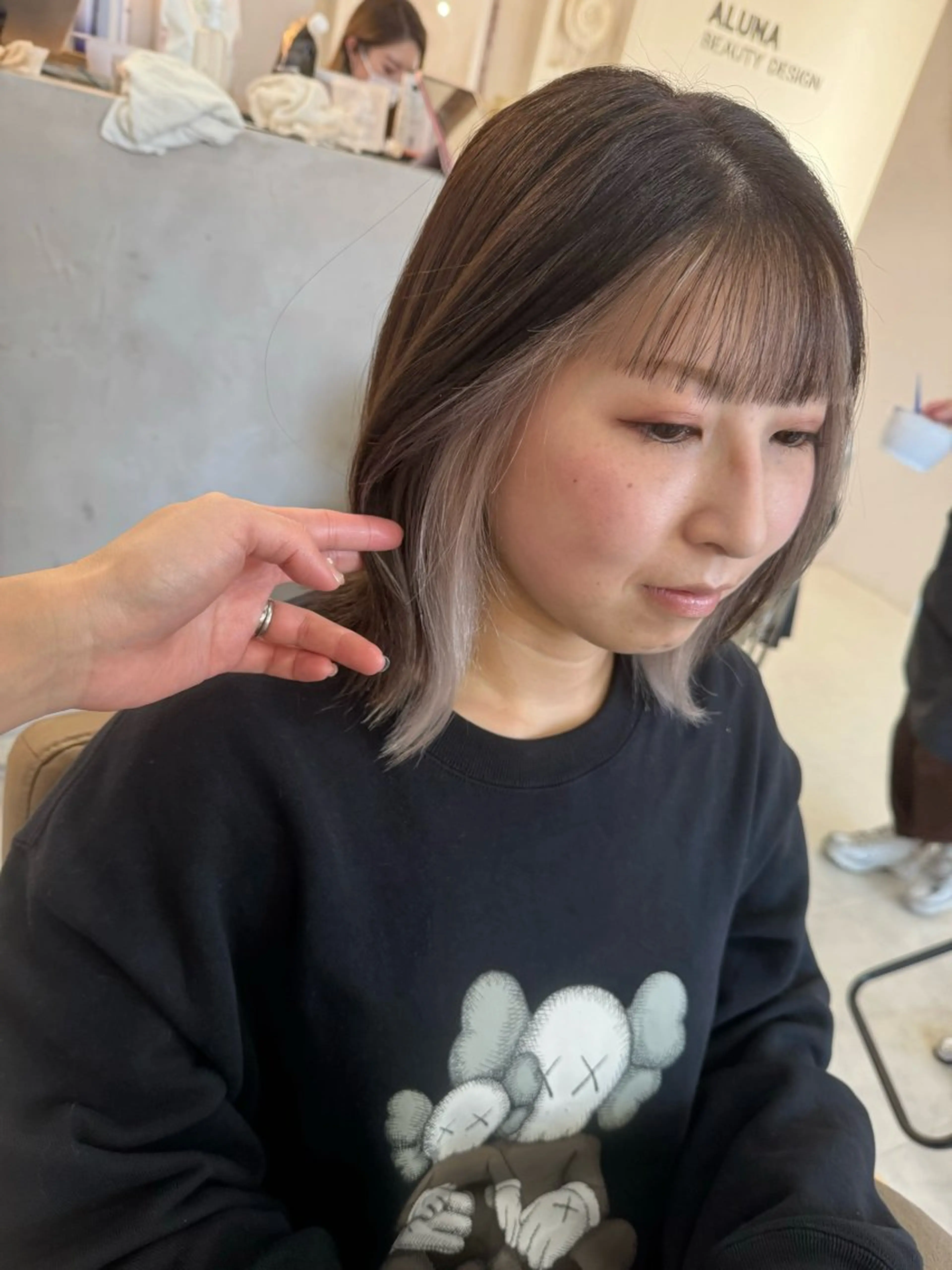 ミディアム ヘアカラー アルーナビューティデザイン所属・鈴木 妃帆未のヘアスタイル