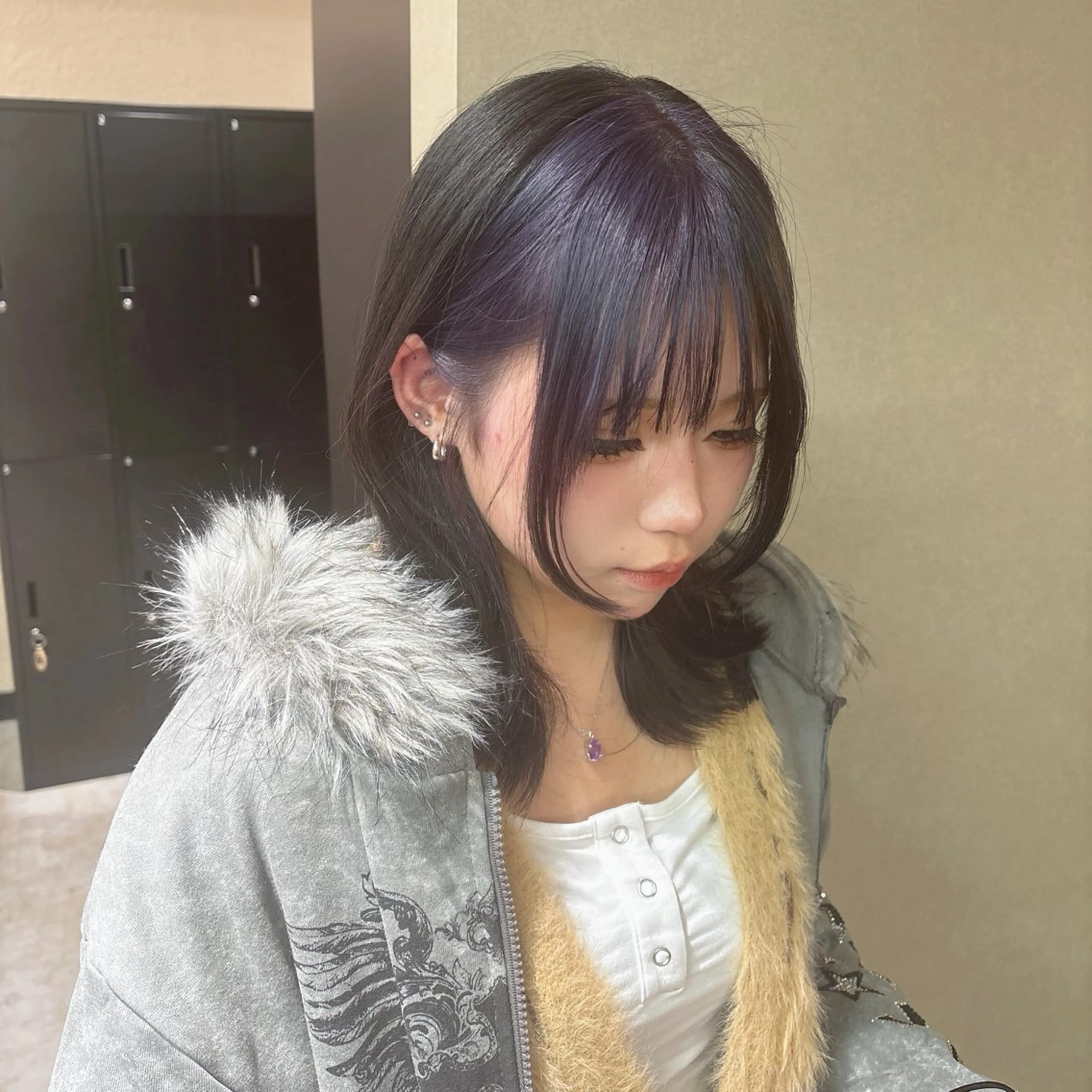 セミロング カラー ツートーンカラー ヘアカラー 🌟難波/EIGHT 副店長RIKOのヘアスタイル