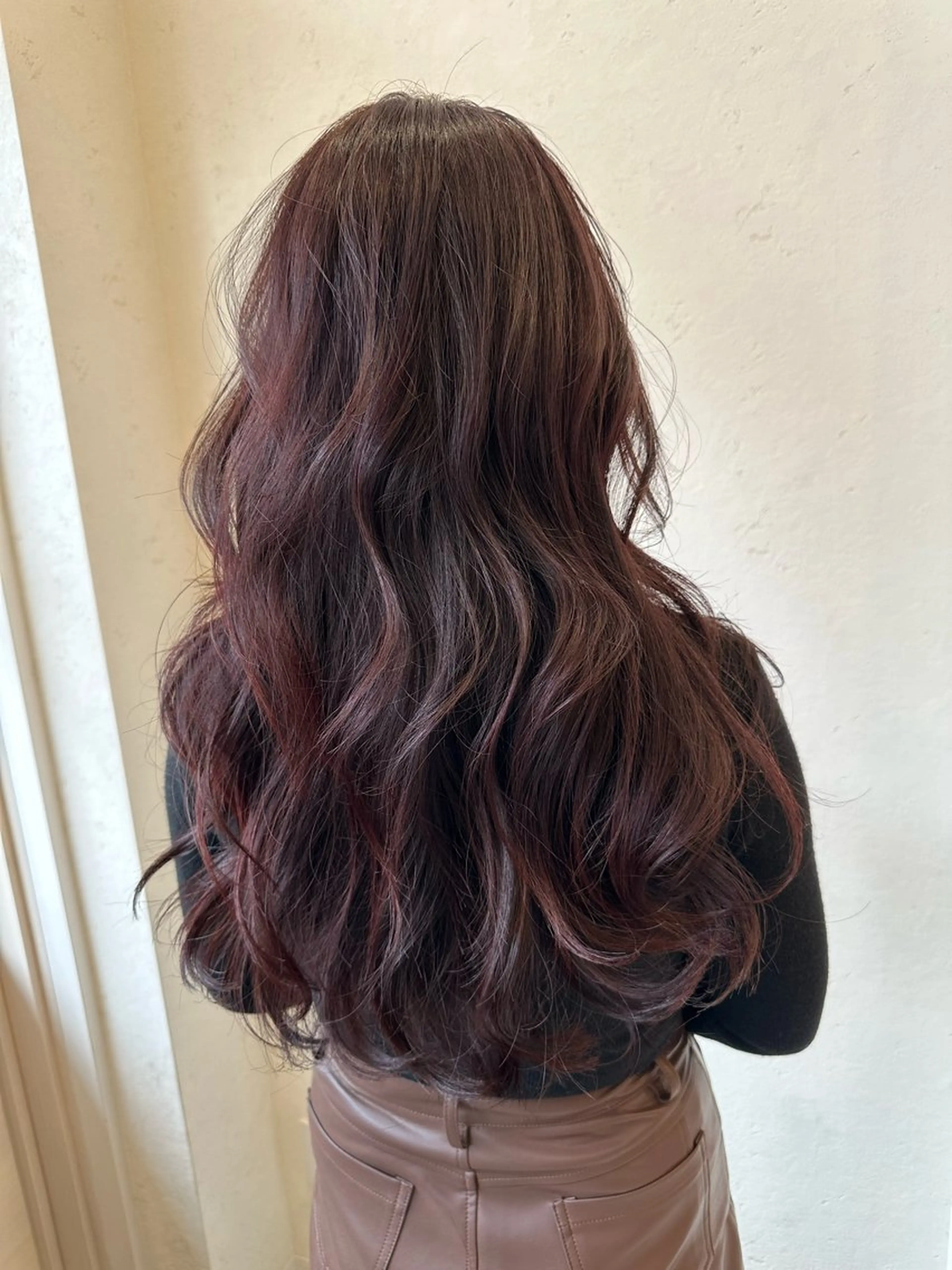 ロング カラー 中谷 瑞稀のヘアスタイル