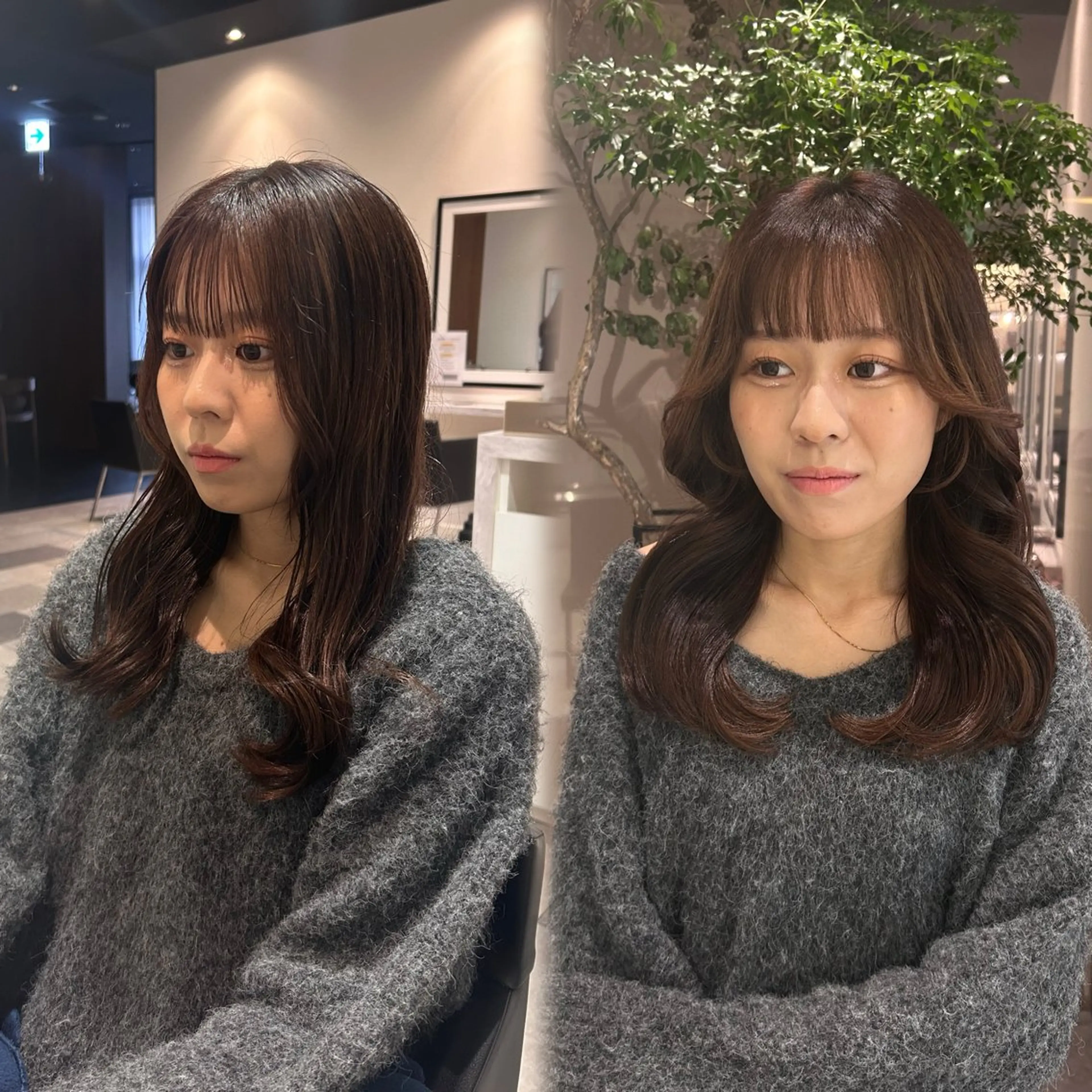 ロング 中原 優美のヘアスタイル