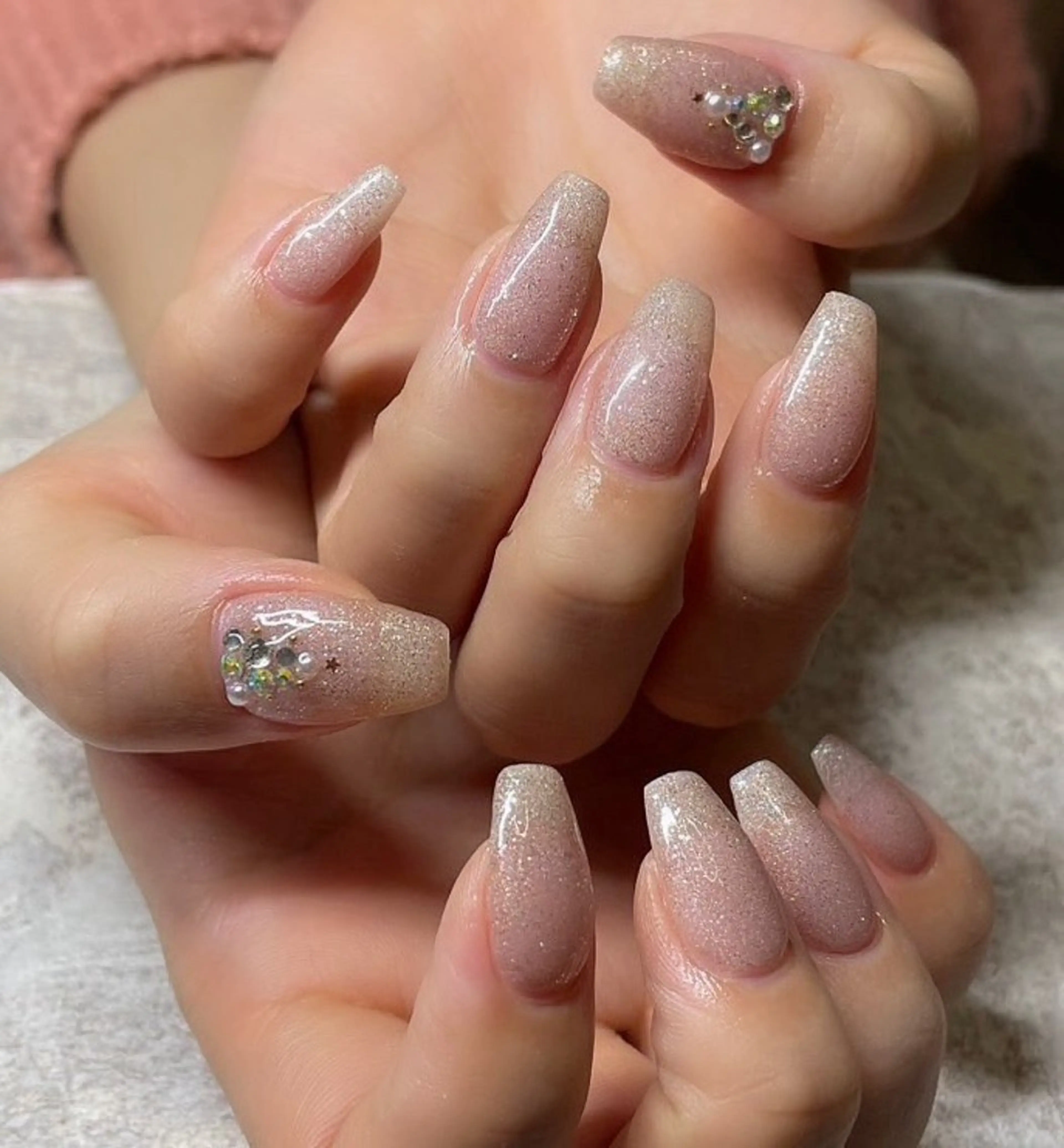 ネイル 冬ネイル クリスマス Lowé所属・Lowé nailのネイルデザイン