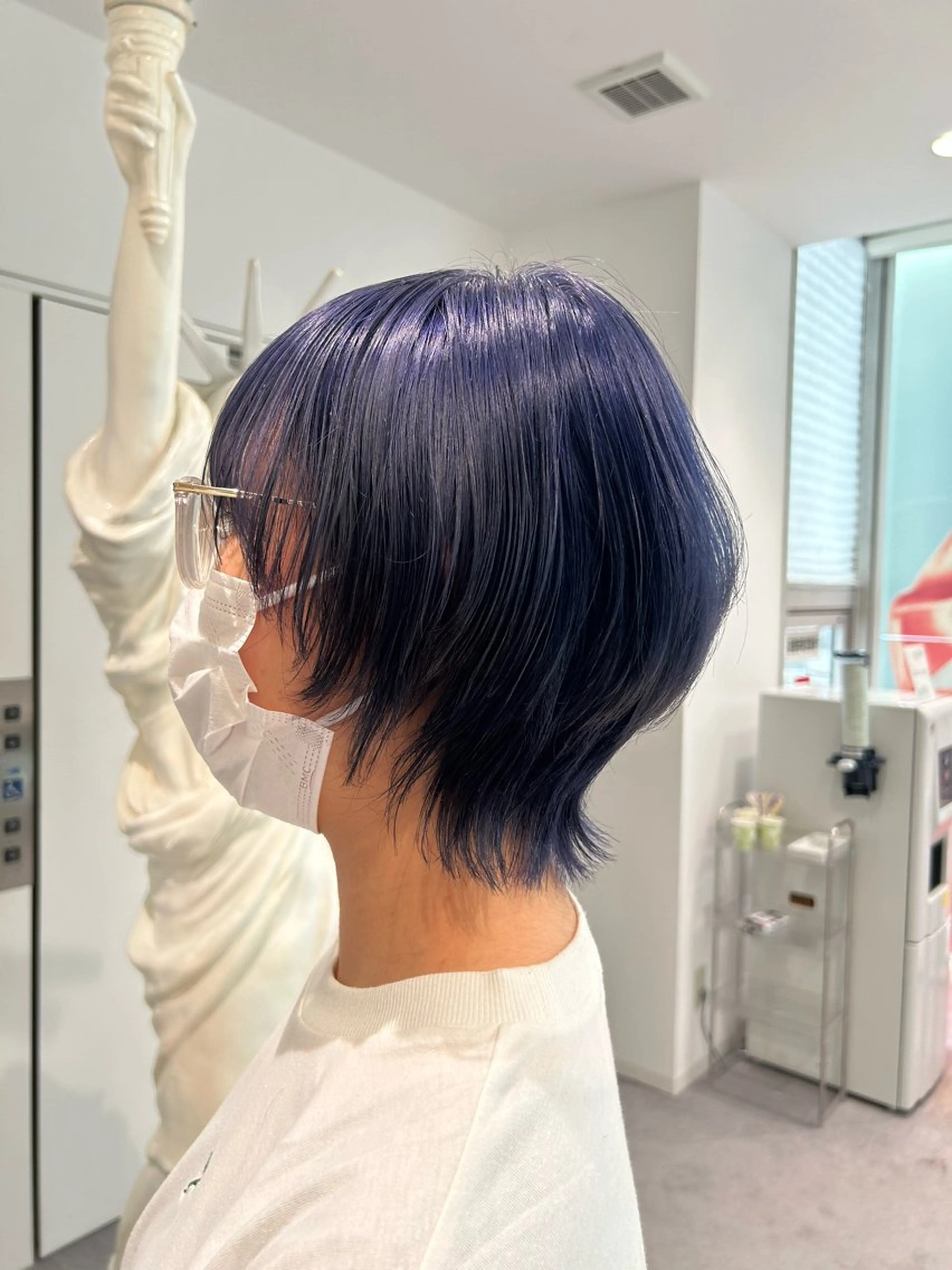 ショート カラー 特殊カラー/ブリーチ 道満ゆいなのヘアスタイル