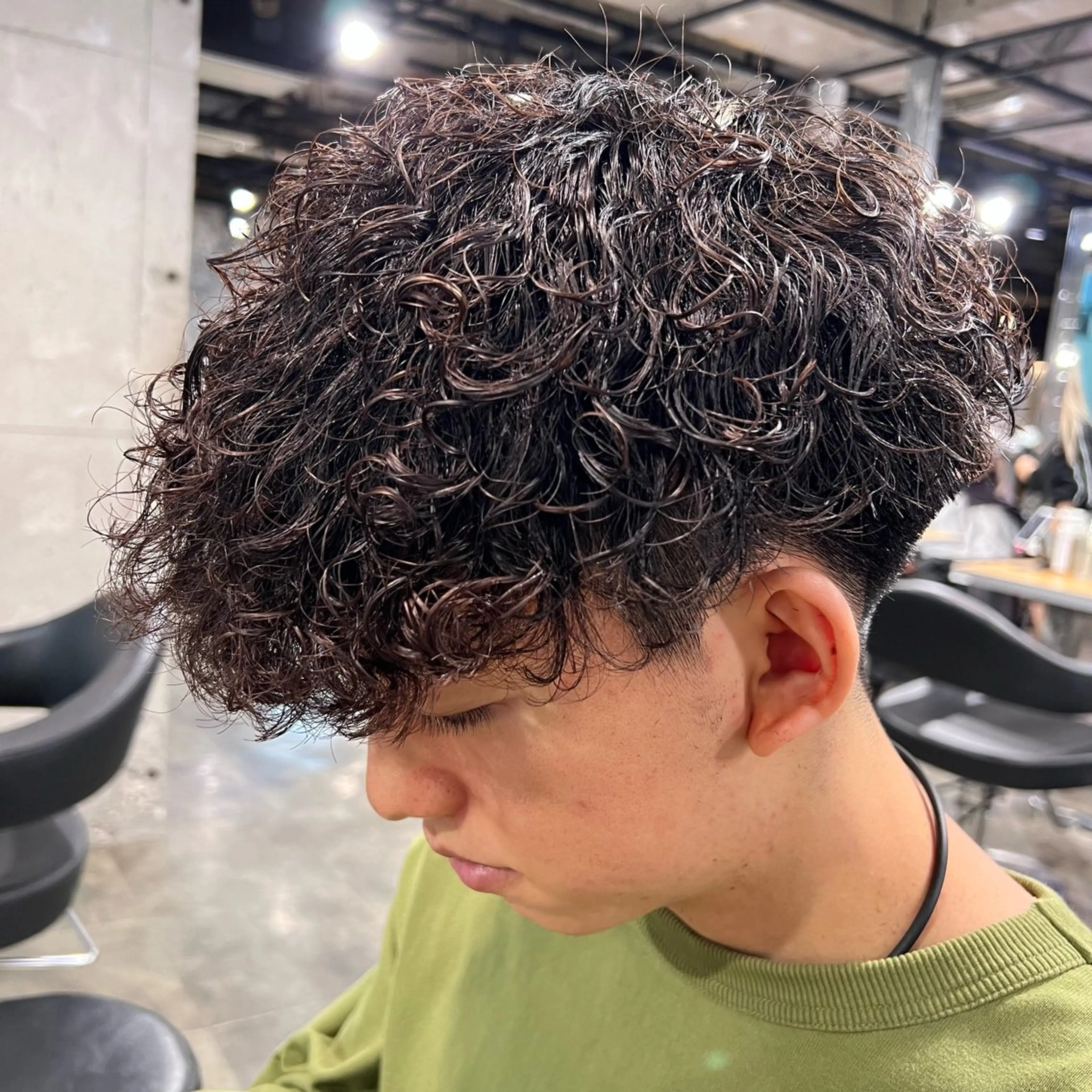 ショート カラー パーマ ヘアアレンジ メンズ キッズ 🔷横浜1のパーマ 職人🔷将太郎のヘアスタイル