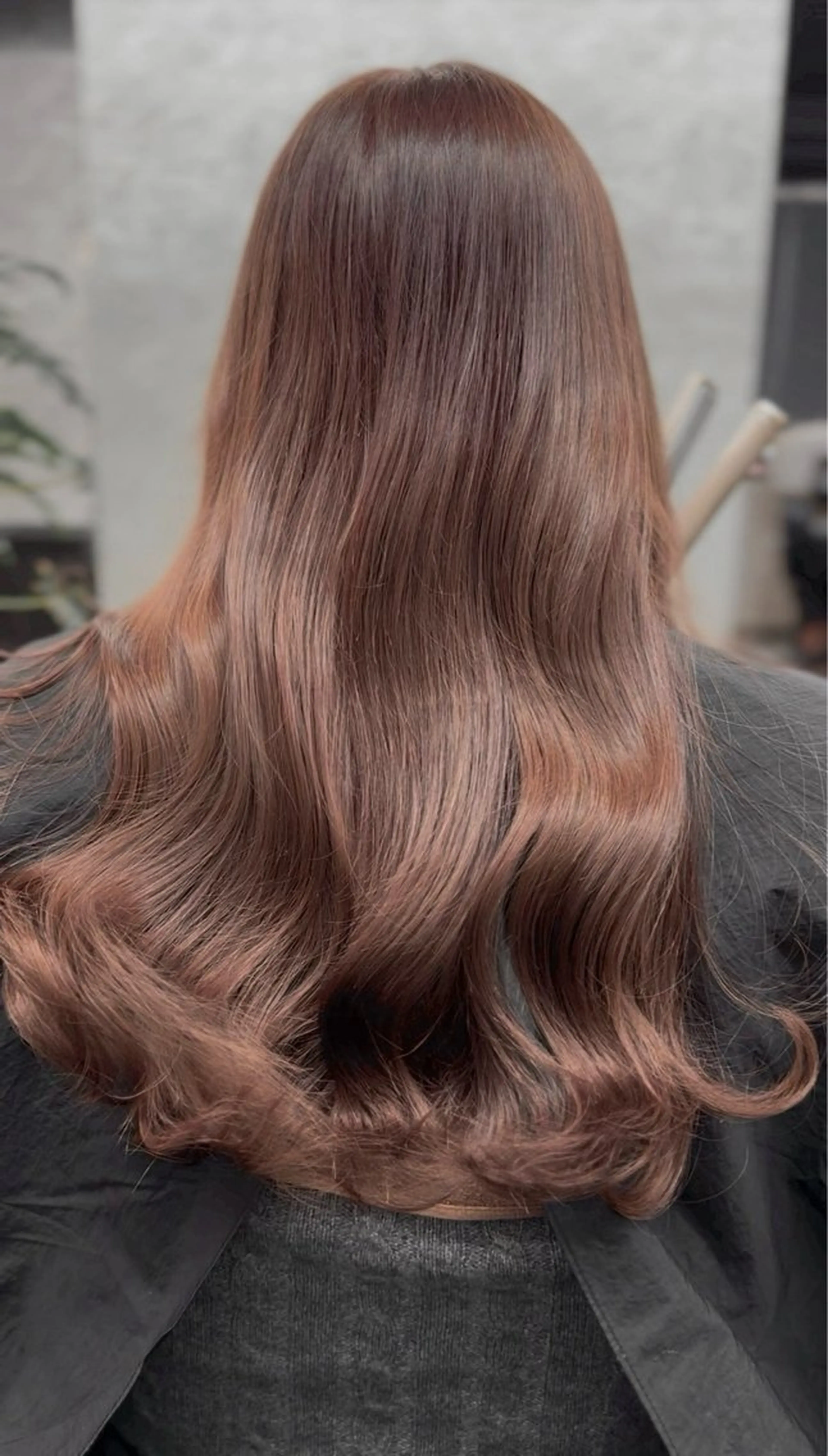 ロング カラー ブリーチなしWカラー 超特化/YURAのヘアスタイル