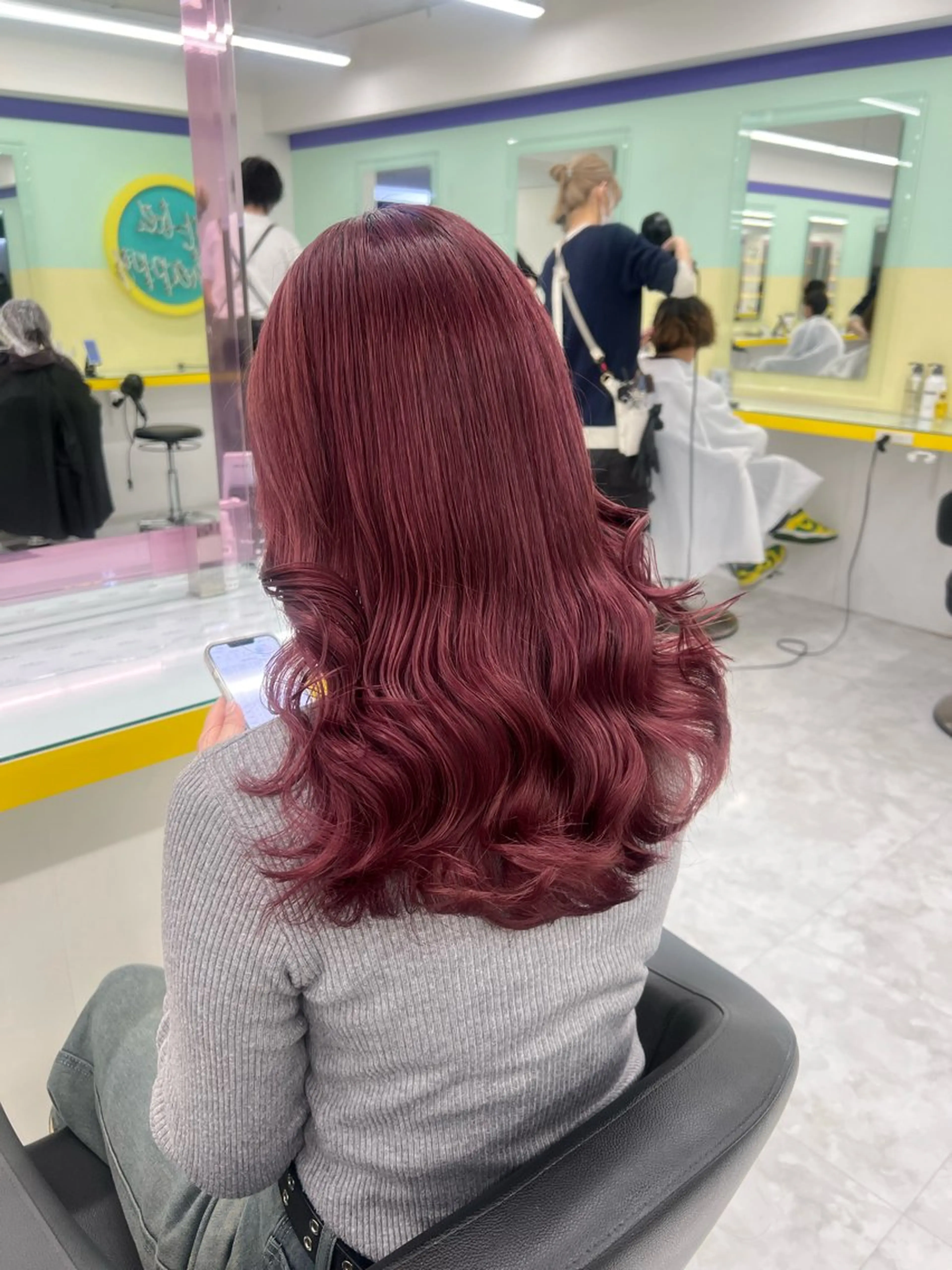 カラー ブリーチ ブリーチなしカラー 髪質改善 🍒艶髪/ヘッドスパ 🍒FUTA🍒のヘアスタイル