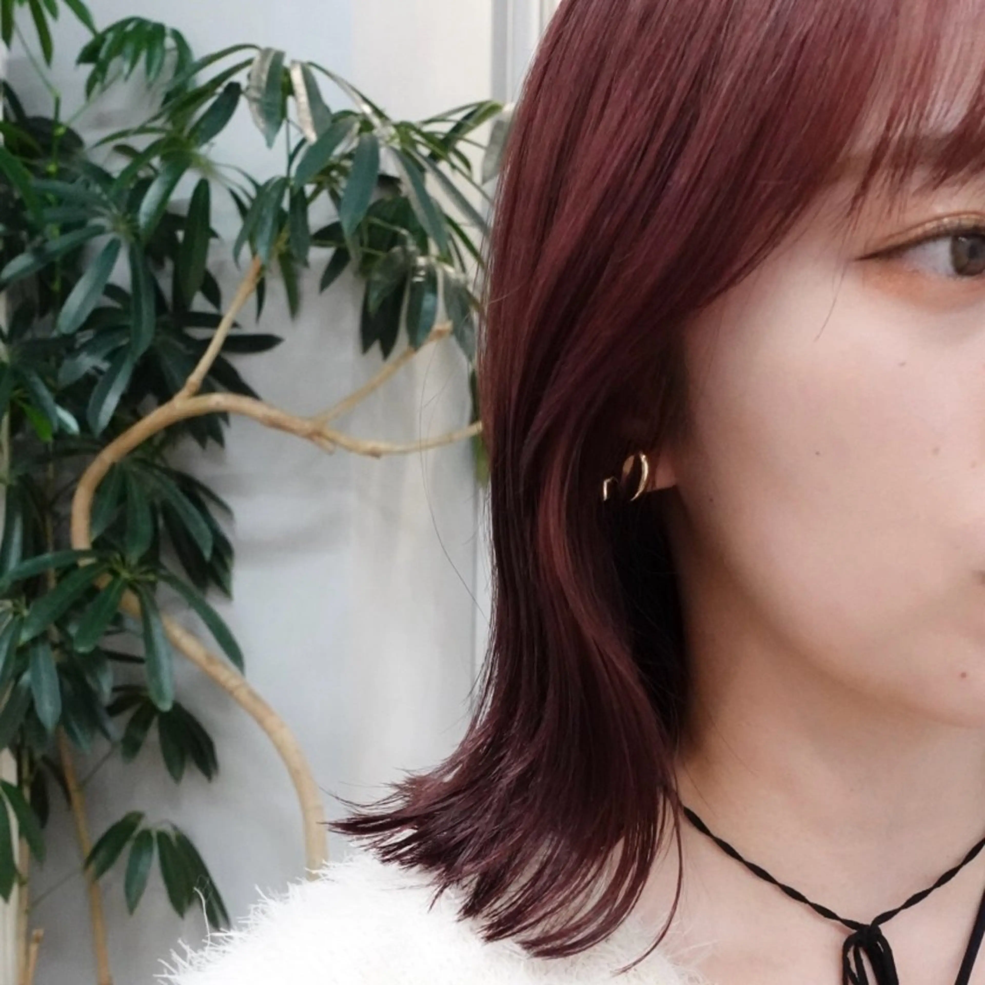 ミディアム カラー ブリーチ ダブルカラー ラベンダーカラー ラベンダーピンク ブリーチなしカラー Kaede🍁 FILMS 渋谷のヘアスタイル