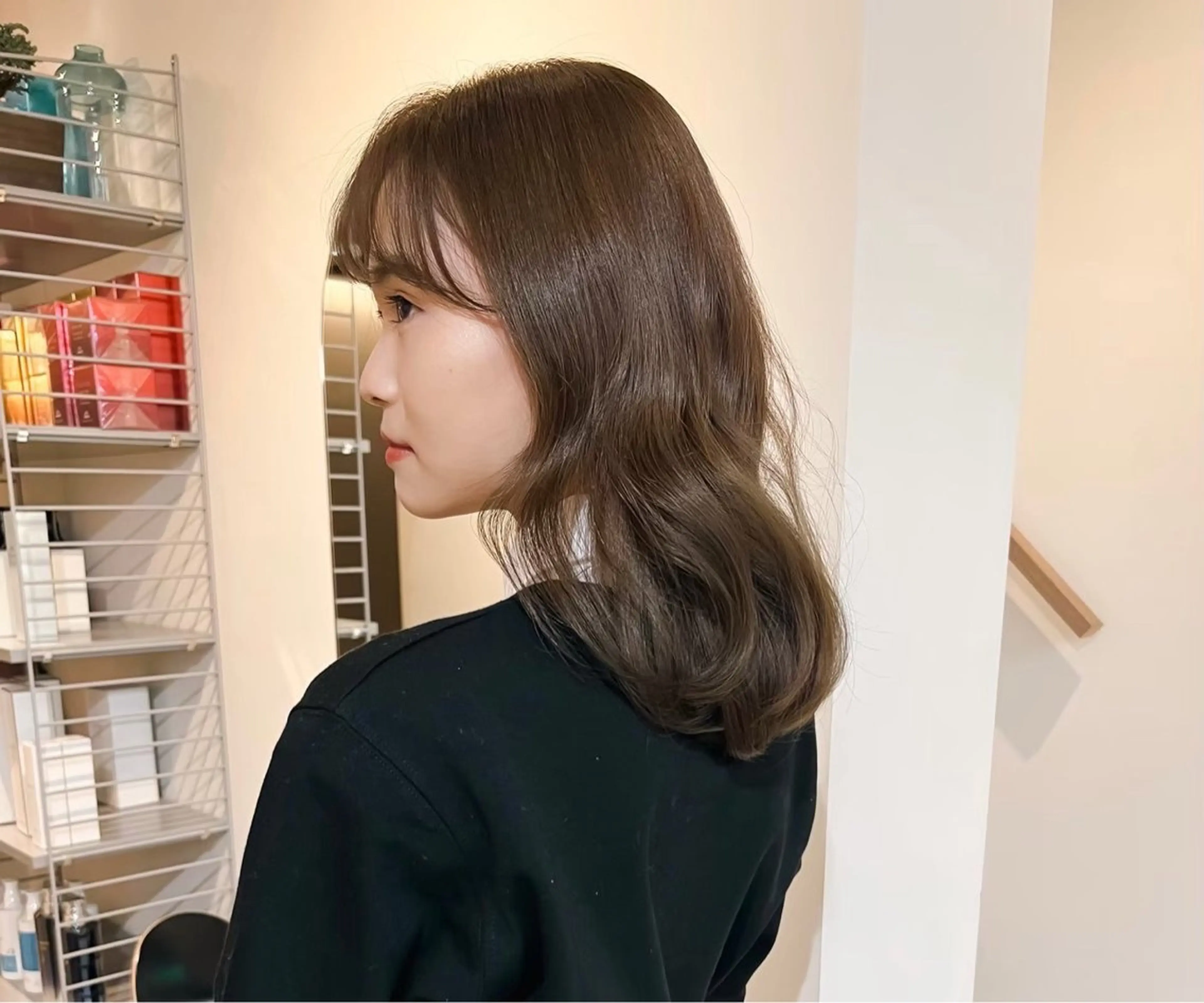 (u30)カット＋カラー+水分パックトリートメント🥣 ͗ ͗の写真