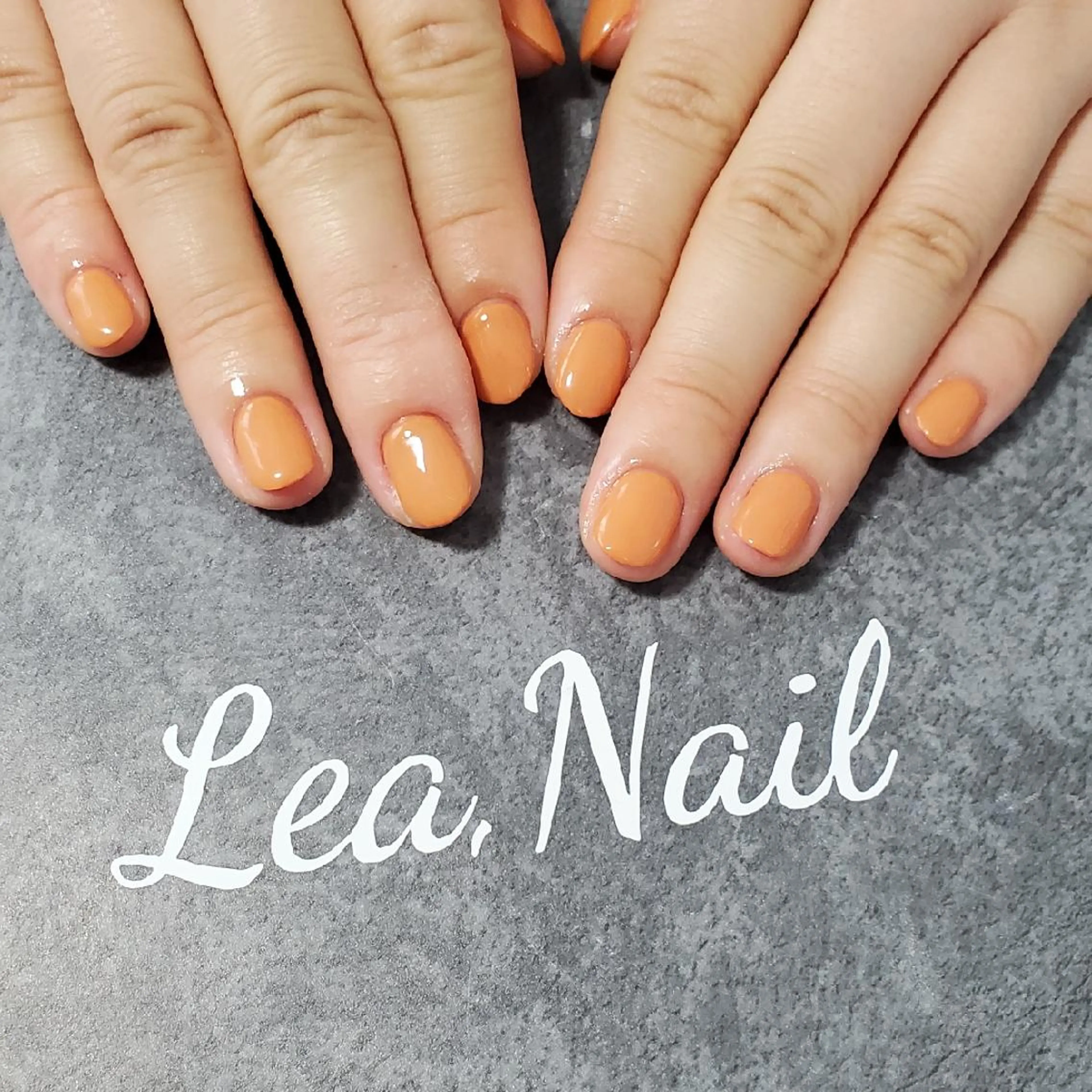 ネイル ワンカラーネイル Lea,Nail所属・松橋 愛のネイルデザイン