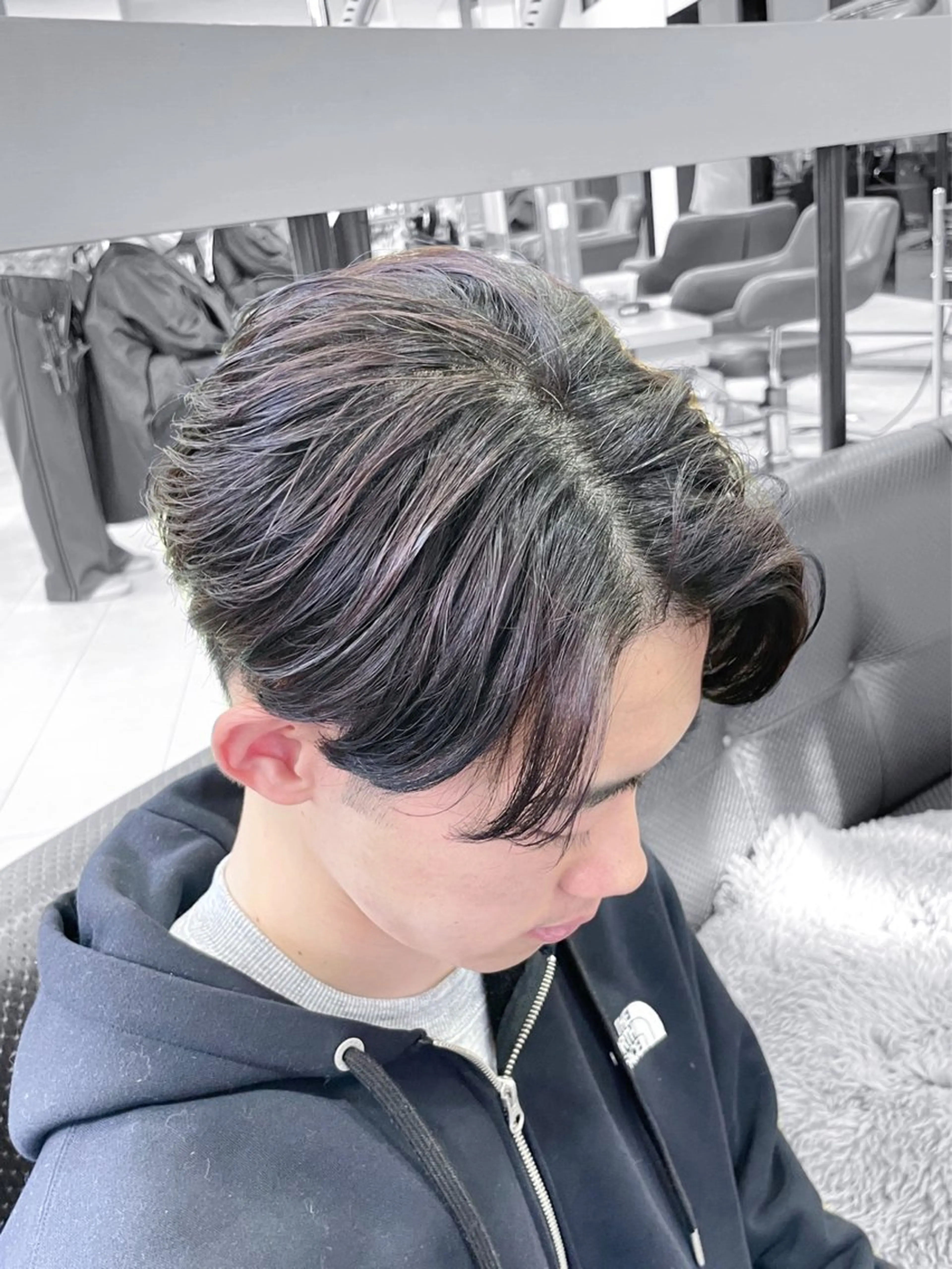 メンズ ｳﾙﾌ/ｾﾝﾀ- ﾊﾟｰﾄ【ﾅﾅﾐ】のヘアスタイル