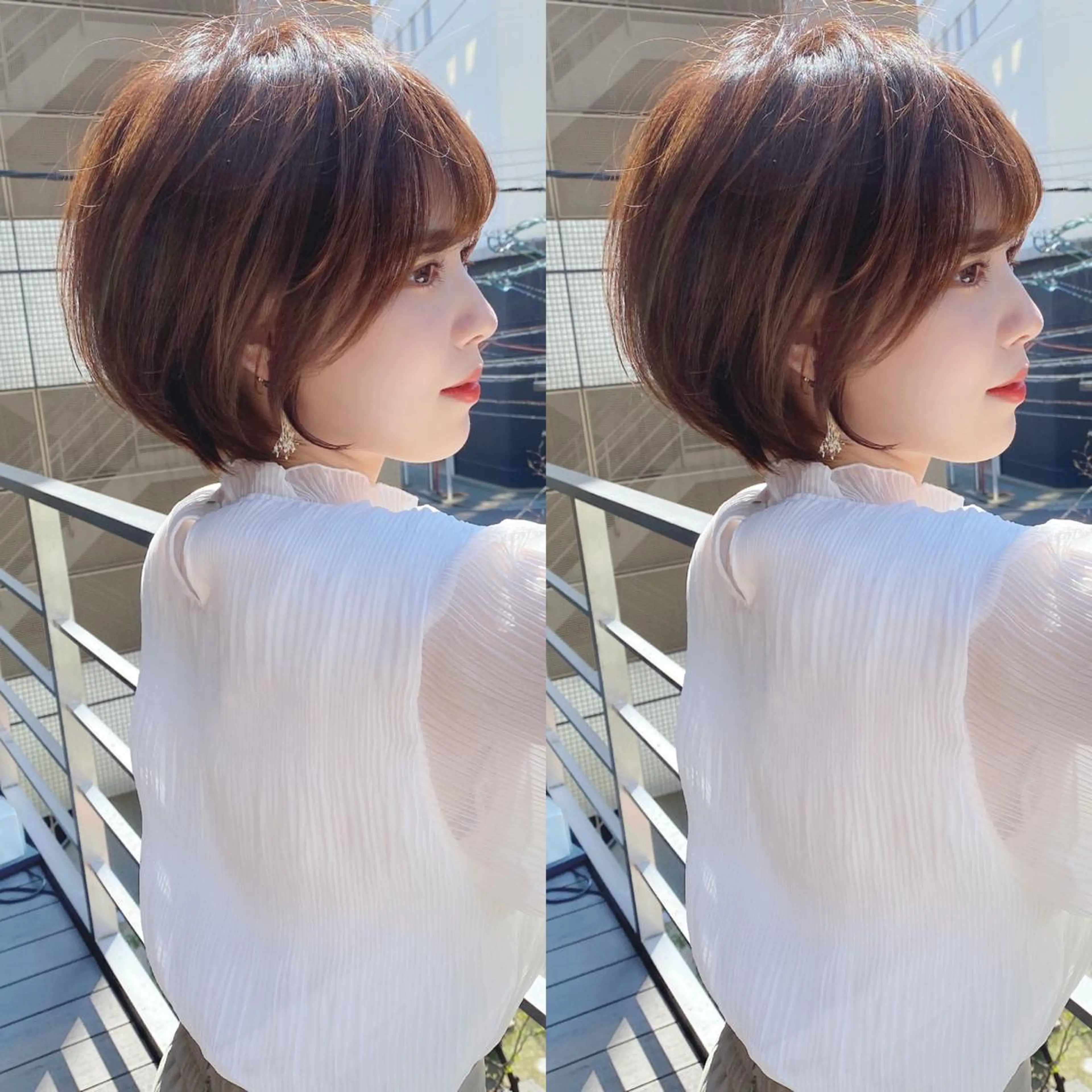 ショート カラー 美髪/カラー 美容院🌈渡辺隼也のヘアスタイル