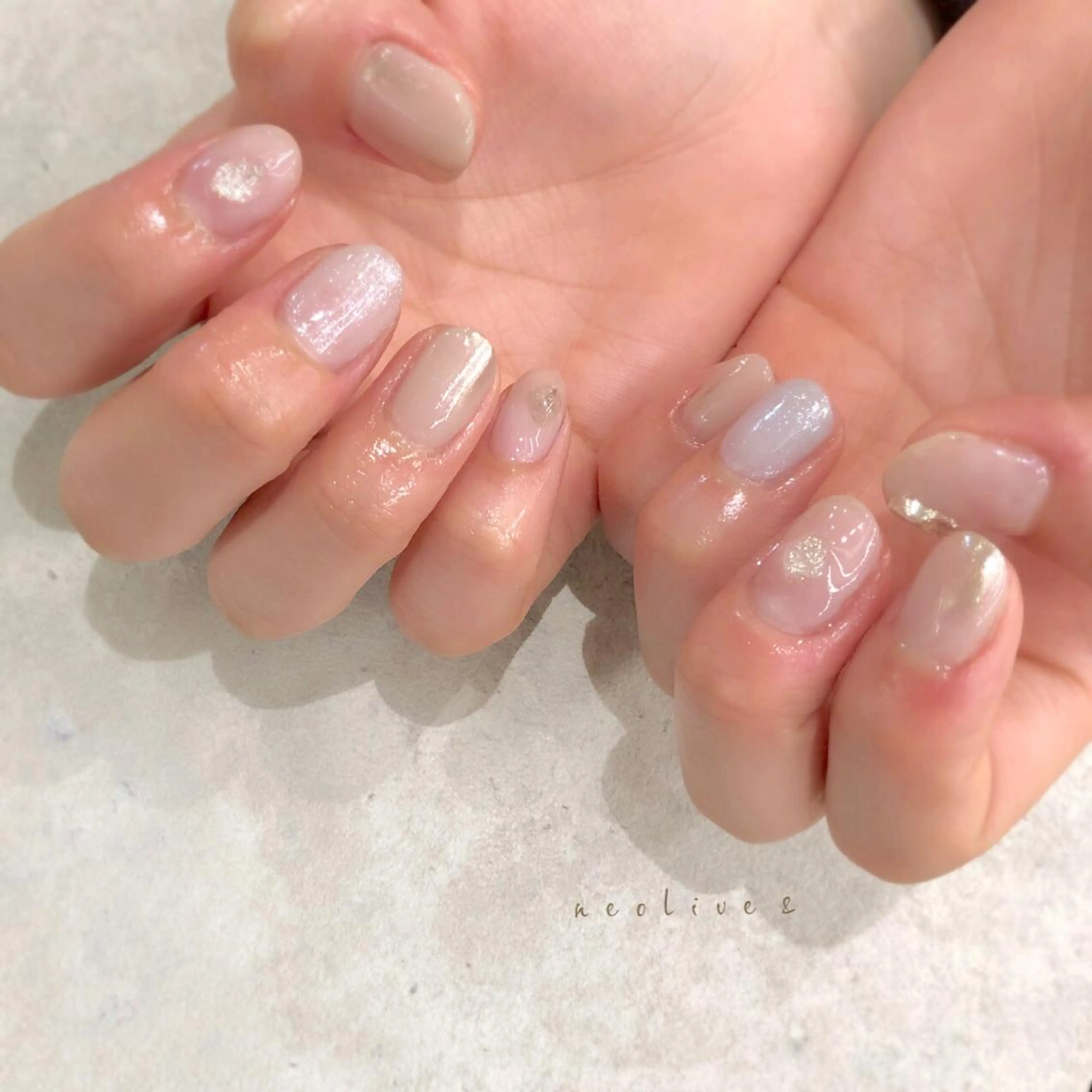 ネイル ハンドネイル Yuriko Omi パラジェル/渋谷のネイルデザイン